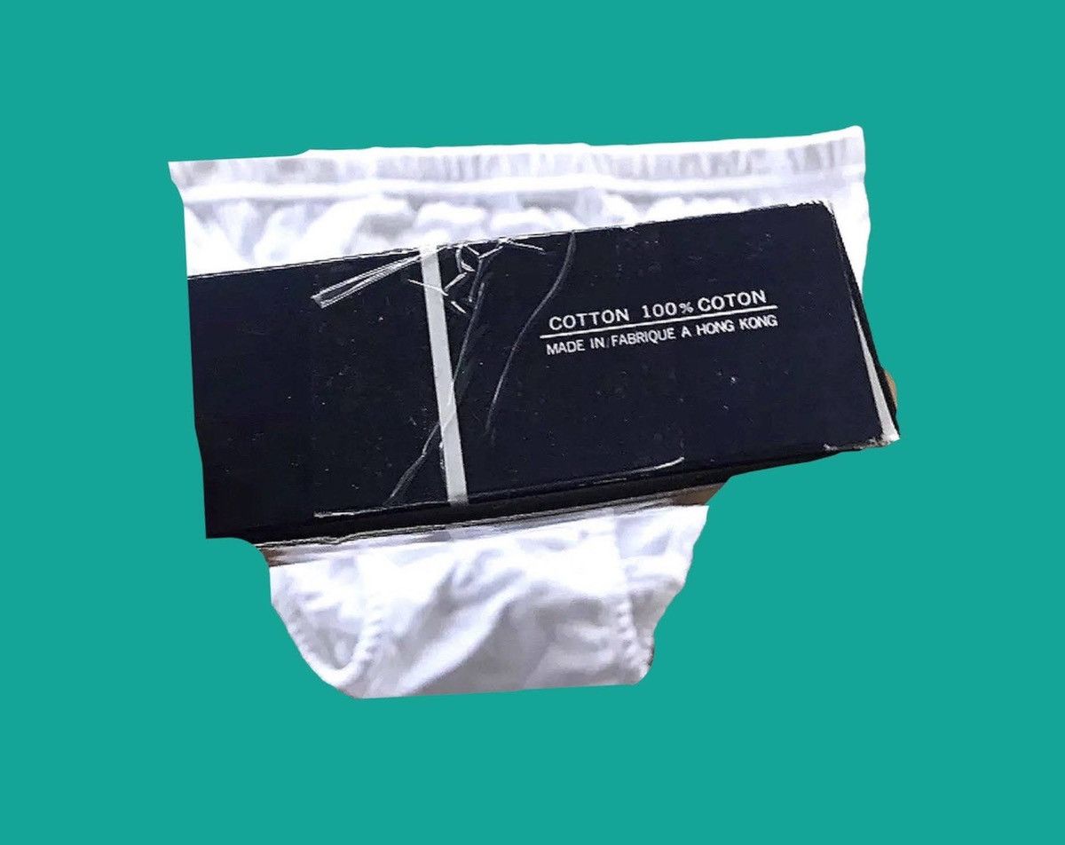 Vintage Vintage Underwear Men’s White Bikini Briefs NOS Size 36 - 6 Thumbnail
