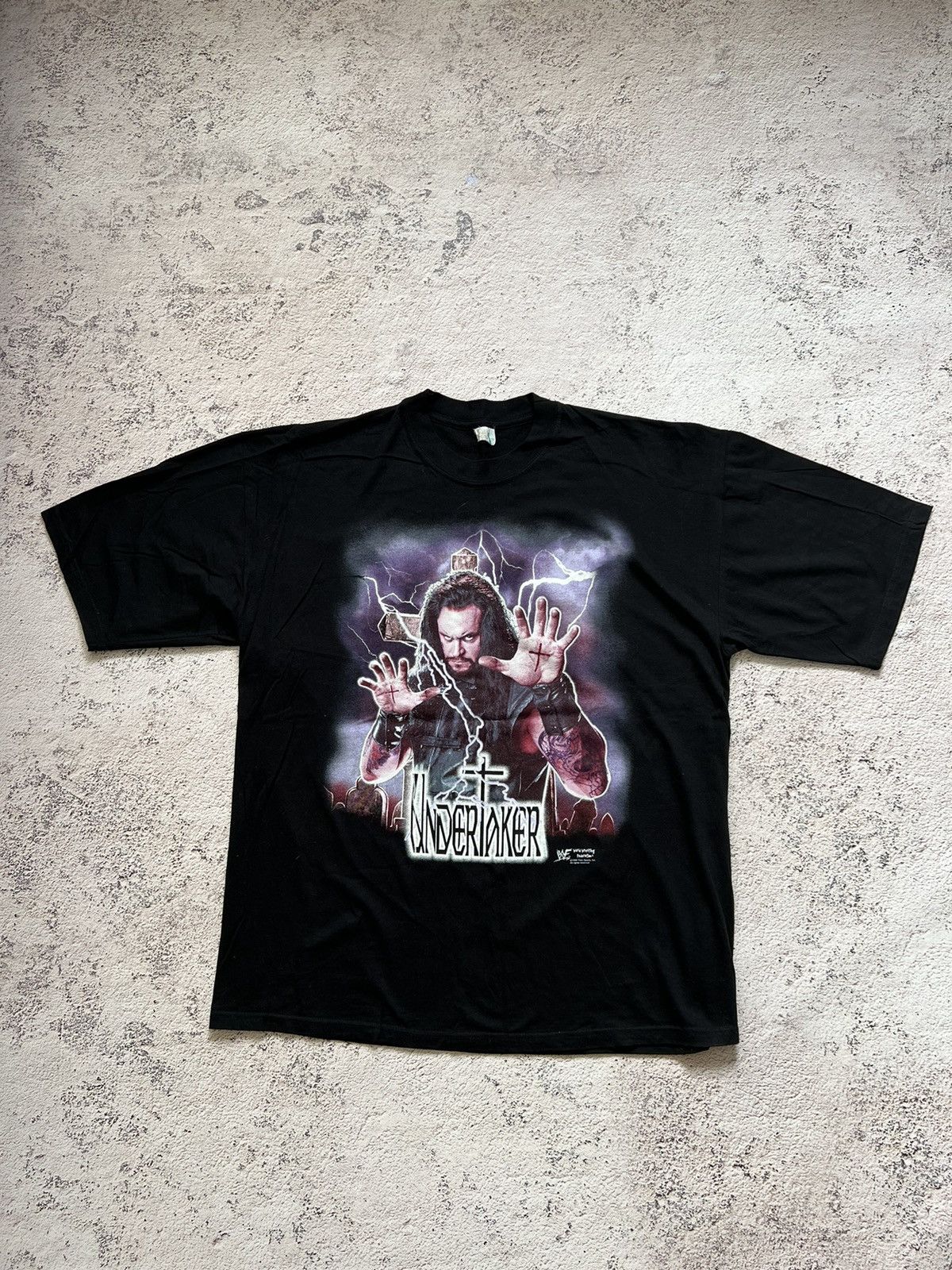 Vintage × WWE × WWF WWF 1999 Undertaker Vintage T Shirt ( WWE ) Size US XL / EU 56 / 4 - 2 Thumbnail