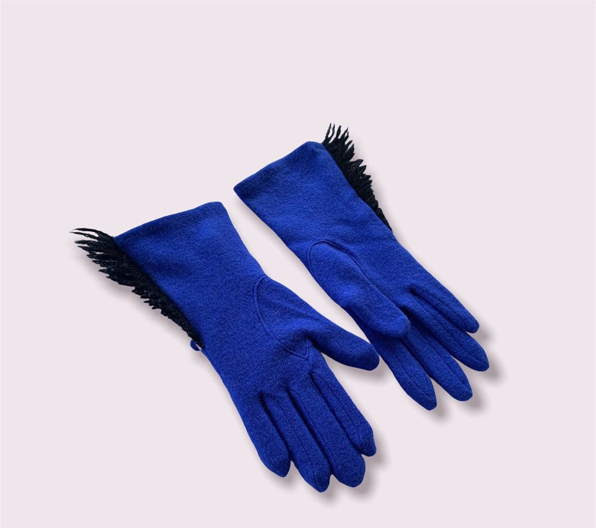 Vintage Alfred Sung Wool Gloves Women’s Vintage Designer 90’s Size ONE SIZE - 1 Thumbnail