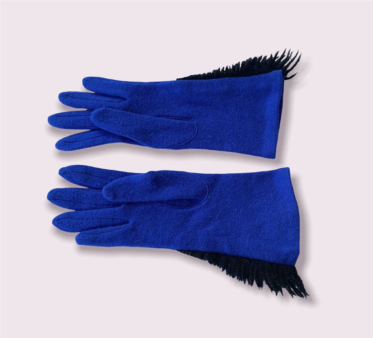 Vintage Alfred Sung Wool Gloves Women’s Vintage Designer 90’s Size ONE SIZE - 2 Thumbnail