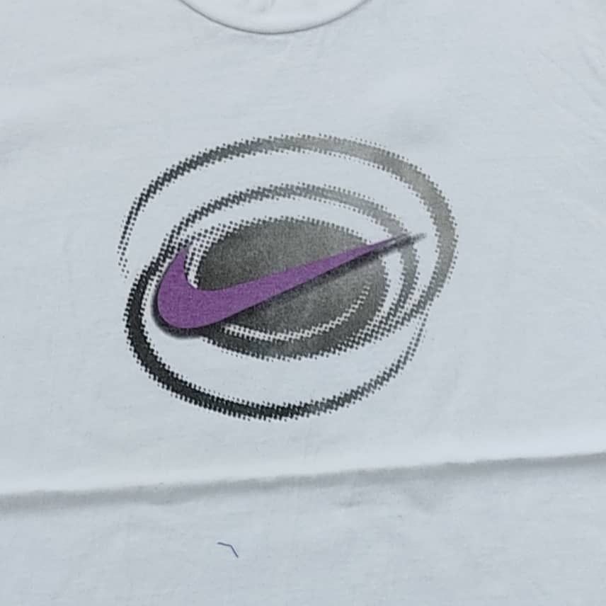 Vintage vintage tee nike big logo 90s A32 Size US M / EU 48-50 / 2 - 2 Thumbnail