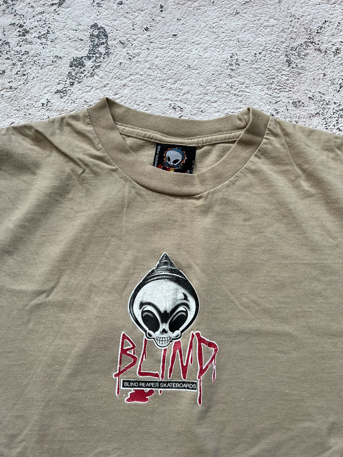 Rap Tees × Vintage BLIND Reaper Skateboards Vintage Tee Shirt Size US L / EU 52-54 / 3 - 1 Thumbnail
