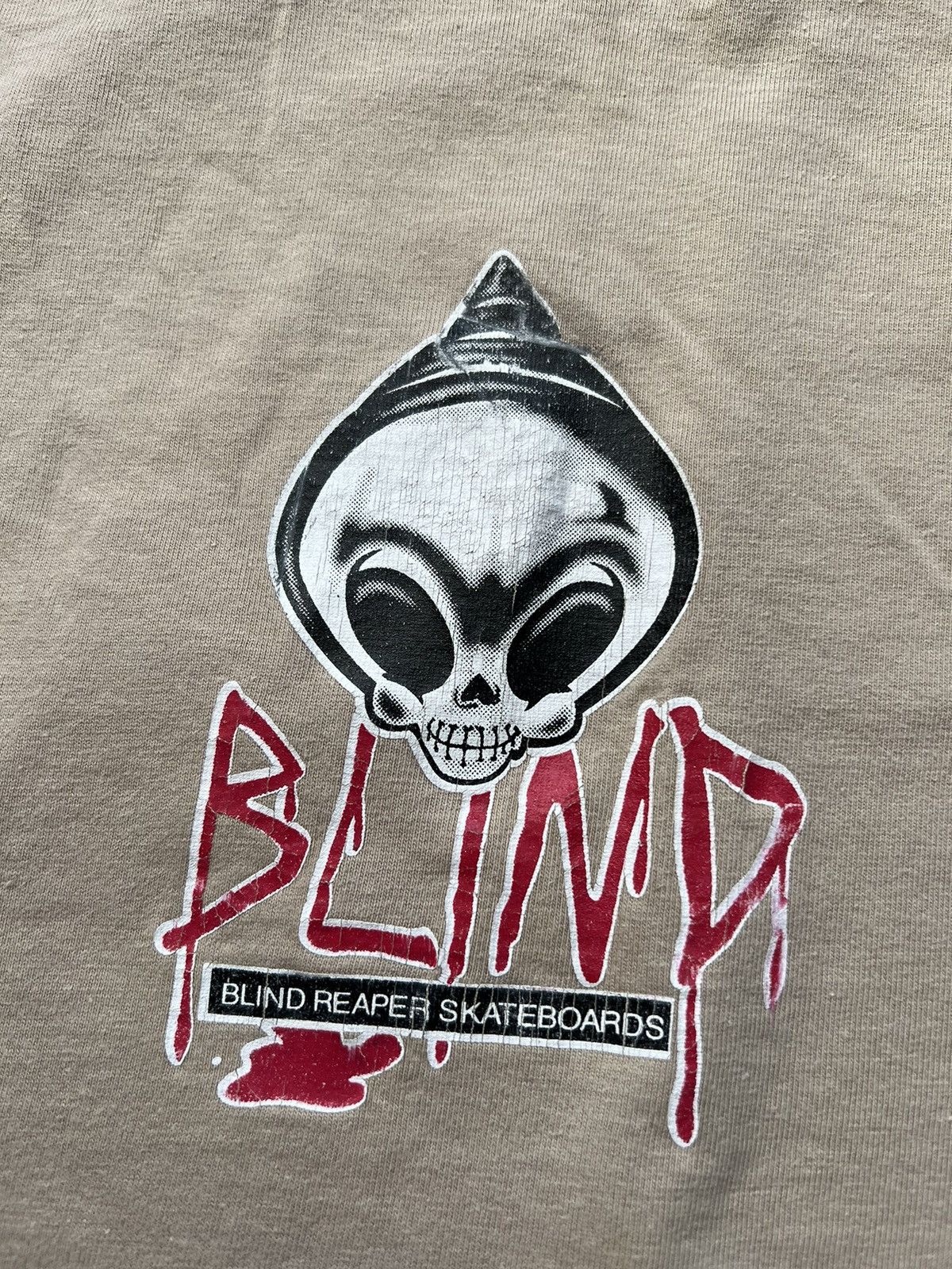 Rap Tees × Vintage BLIND Reaper Skateboards Vintage Tee Shirt Size US L / EU 52-54 / 3 - 4 Thumbnail