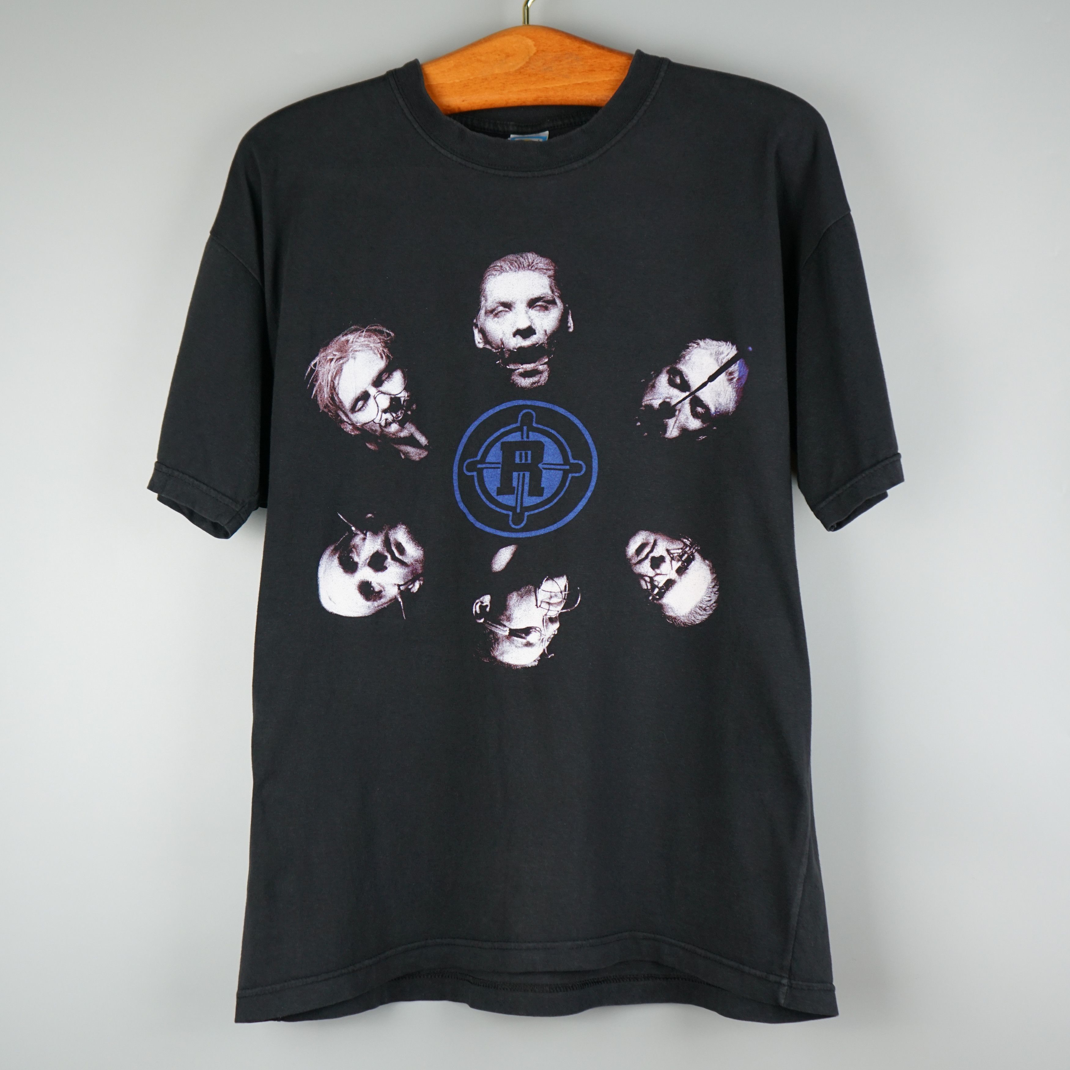 image of Band Tees x Rock T Shirt 1997 Rammstein T-Shirt Sehnsucht Album in Black, Men's (Size Large)