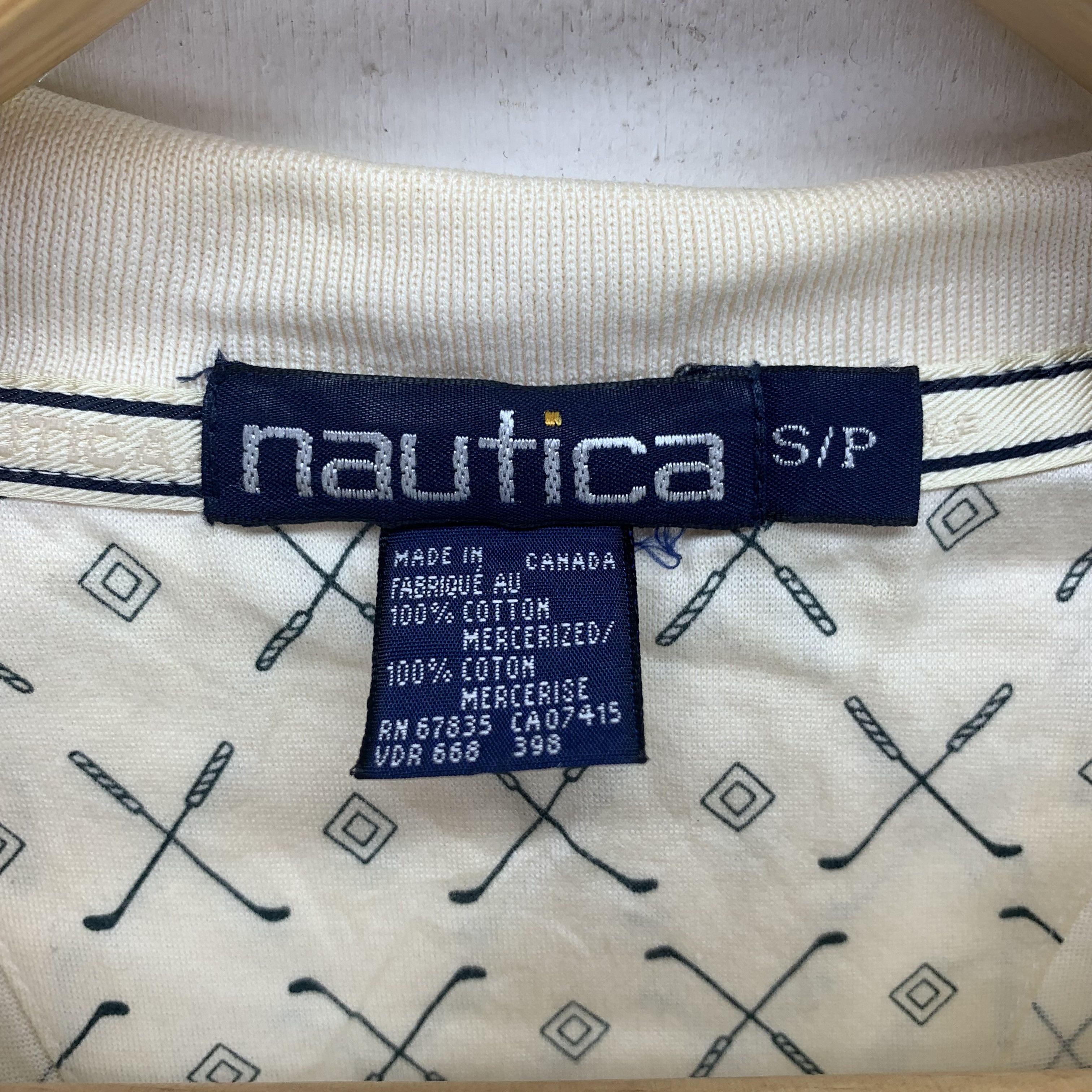 Nautica Nautica Made in Canada Golf Clubs Polo #3398-54 Size US S / EU 44-46 / 1 - 5 Thumbnail
