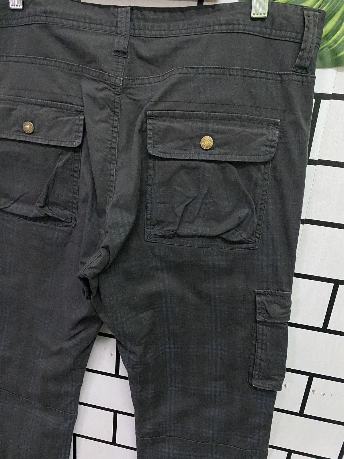 Japanese Brand × Mossimo Japanese Tactical MOSSIMO Checked Multi pocket Cargo Pants Size US 32 / EU 48 - 12 Thumbnail