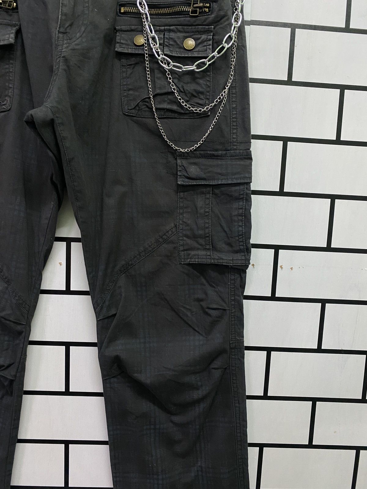 Japanese Brand × Mossimo Japanese Tactical MOSSIMO Checked Multi pocket Cargo Pants Size US 32 / EU 48 - 8 Thumbnail