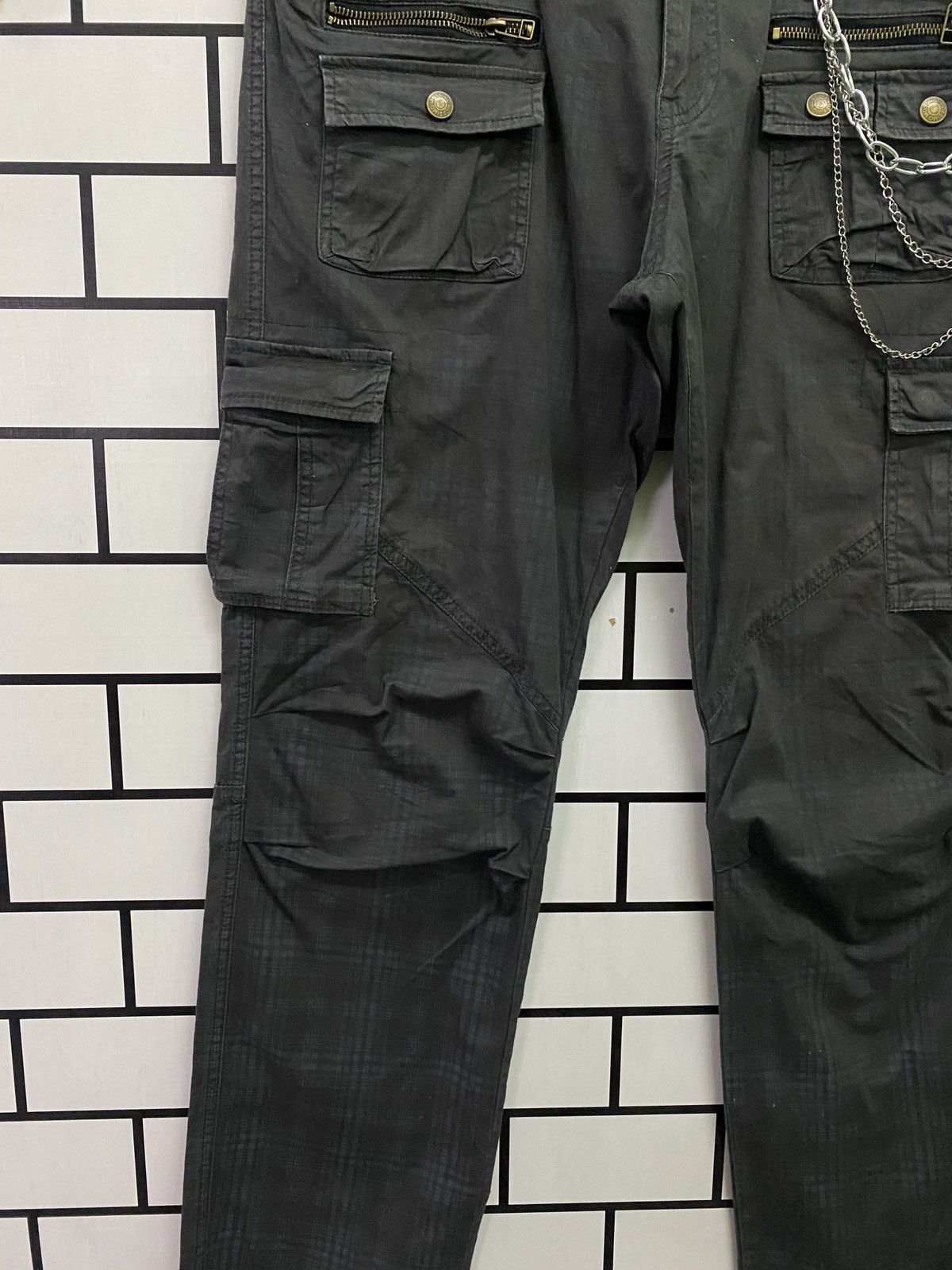 Japanese Brand × Mossimo Japanese Tactical MOSSIMO Checked Multi pocket Cargo Pants Size US 32 / EU 48 - 6 Thumbnail