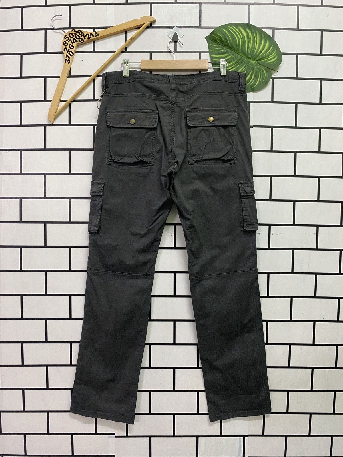 Japanese Brand × Mossimo Japanese Tactical MOSSIMO Checked Multi pocket Cargo Pants Size US 32 / EU 48 - 2 Thumbnail