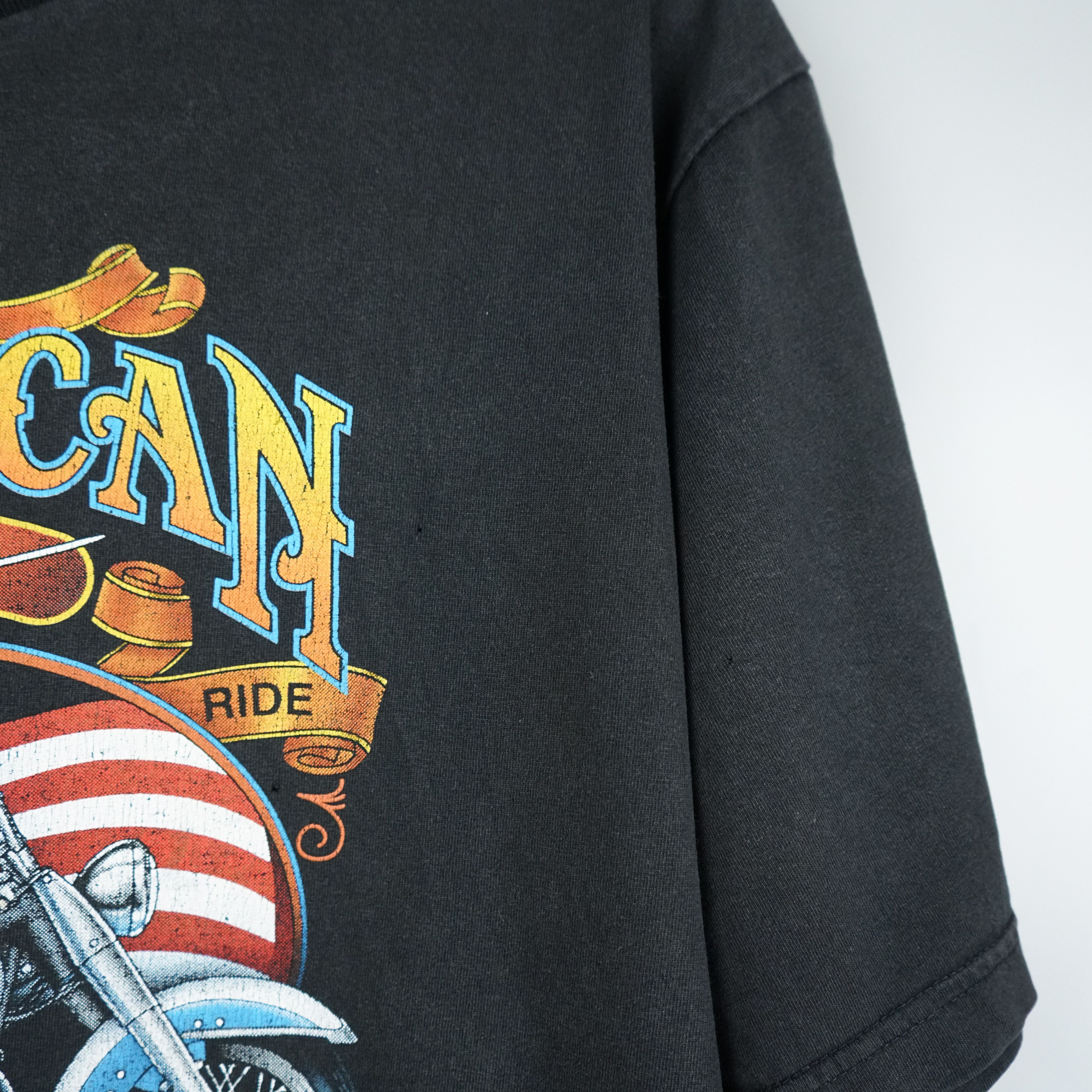 Harley Davidson × Vintage × West Coast Choppers 1990 American Biker Live To Ride t shirt Size US XL / EU 56 / 4 - 3 Thumbnail