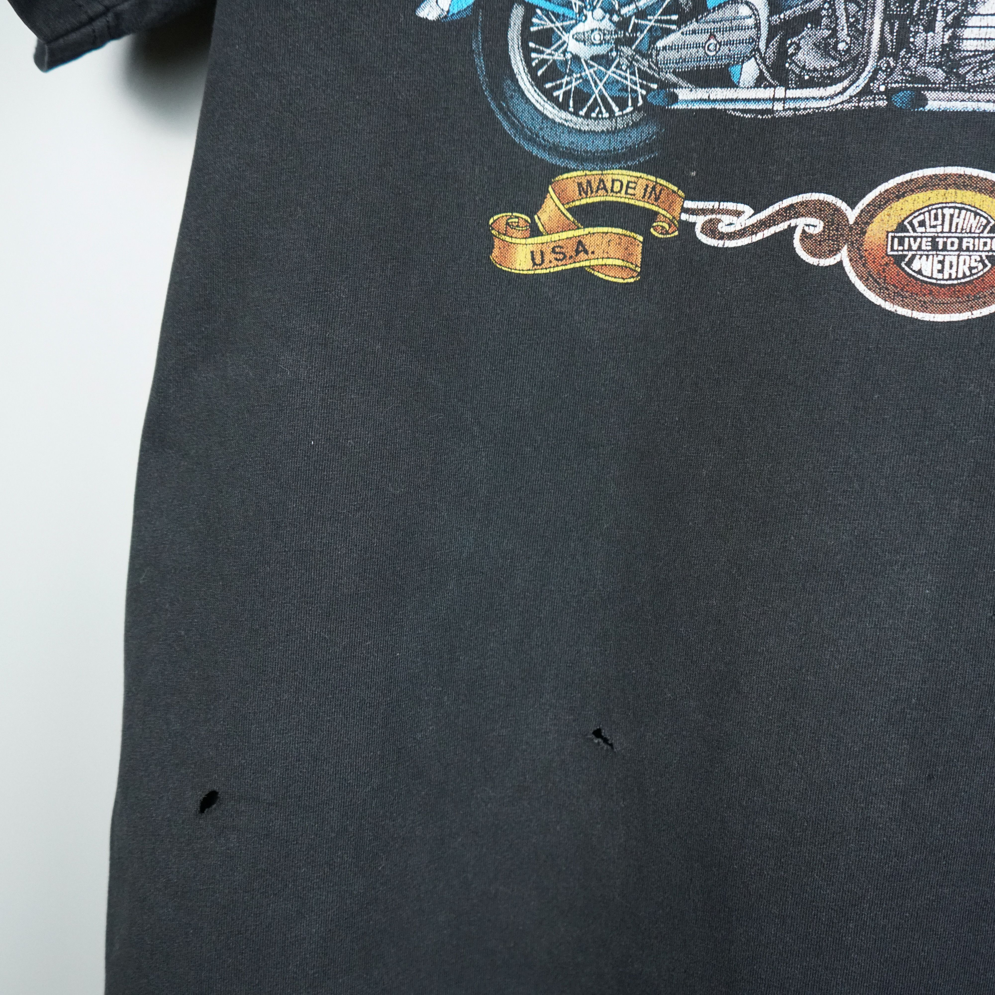 Harley Davidson × Vintage × West Coast Choppers 1990 American Biker Live To Ride t shirt Size US XL / EU 56 / 4 - 10 Thumbnail