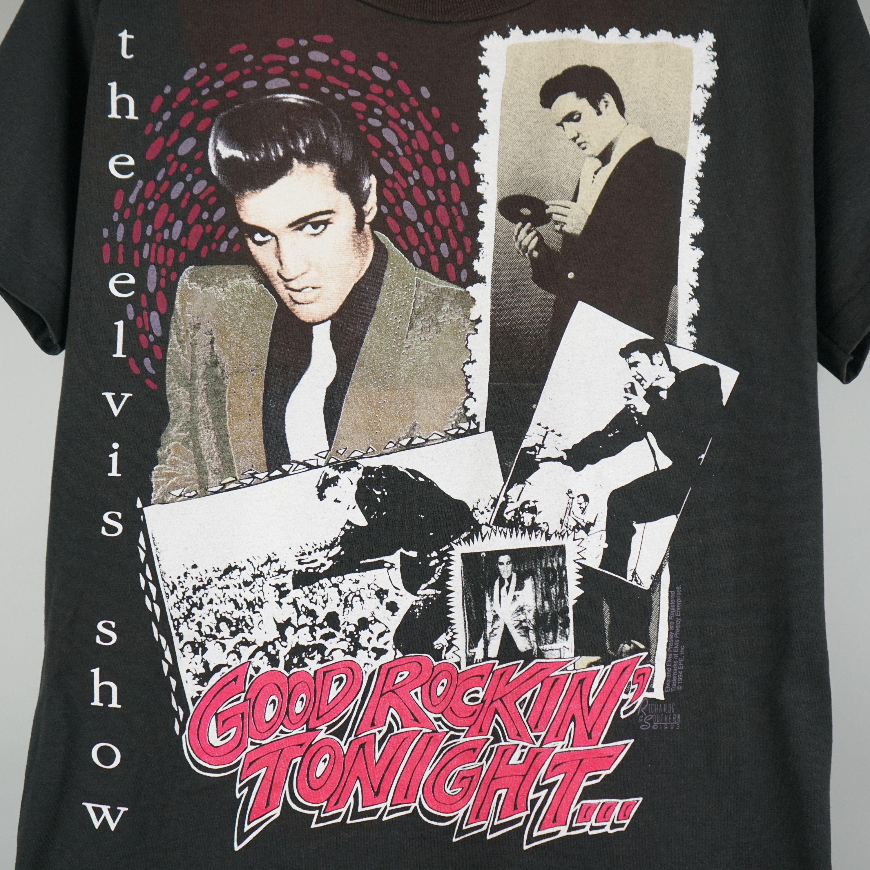Band Tees × Vintage 1994 Elvis Presley t-shirt Single Stitch Faded Size US L / EU 52-54 / 3 - 2 Thumbnail