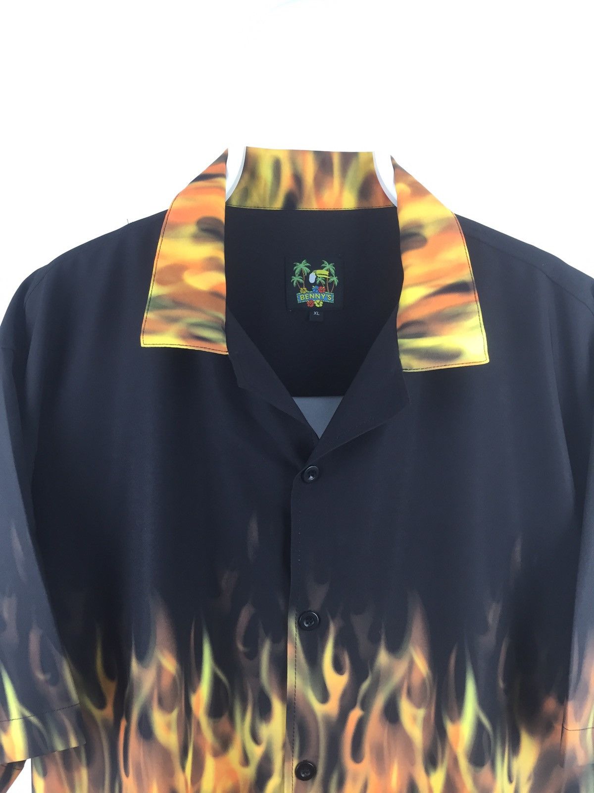 Japanese Brand ✂️mx120✂️benny's shirt button up fire 🔥 Size US XL / EU 56 / 4 - 3 Thumbnail