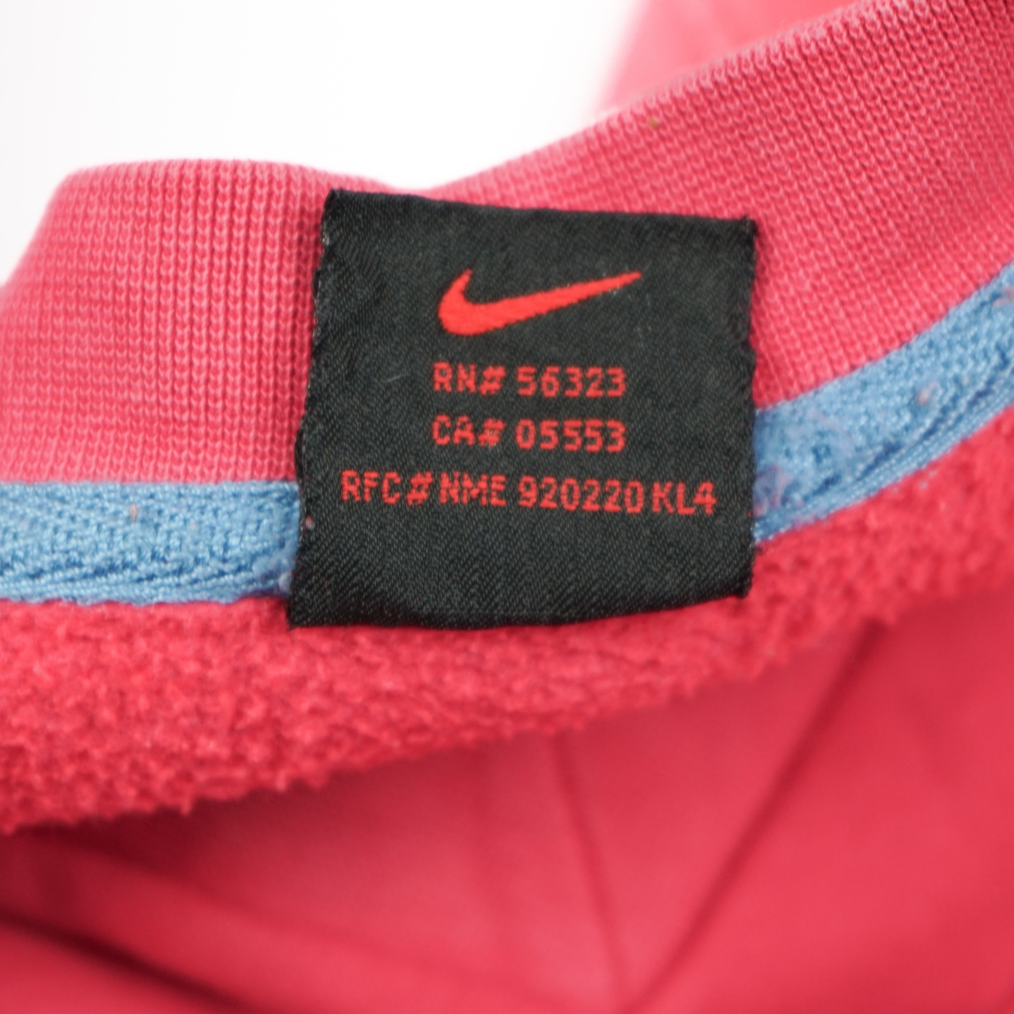 Nike × Vintage 1990s Nike Center Logo Sweatshirtd Distressed Size US XL / EU 56 / 4 - 7 Thumbnail
