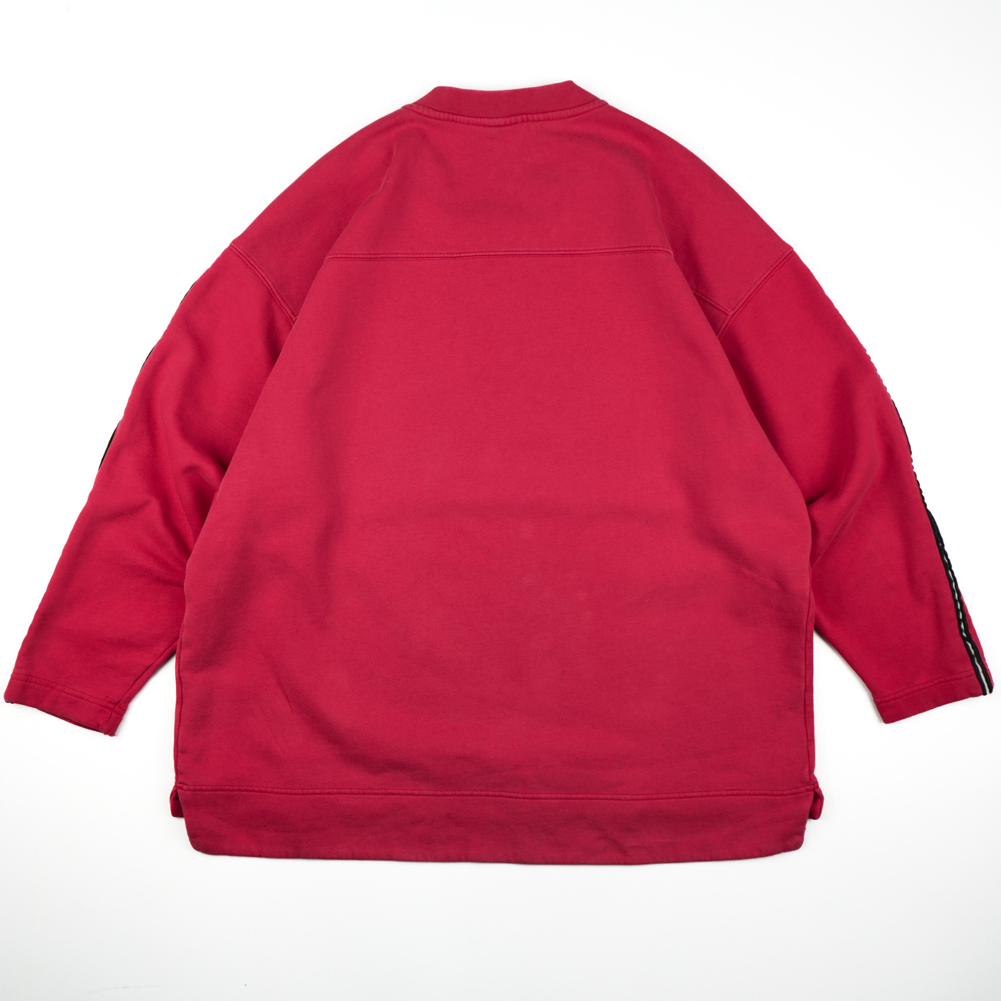 Nike × Vintage 1990s Nike Center Logo Sweatshirtd Distressed Size US XL / EU 56 / 4 - 9 Thumbnail