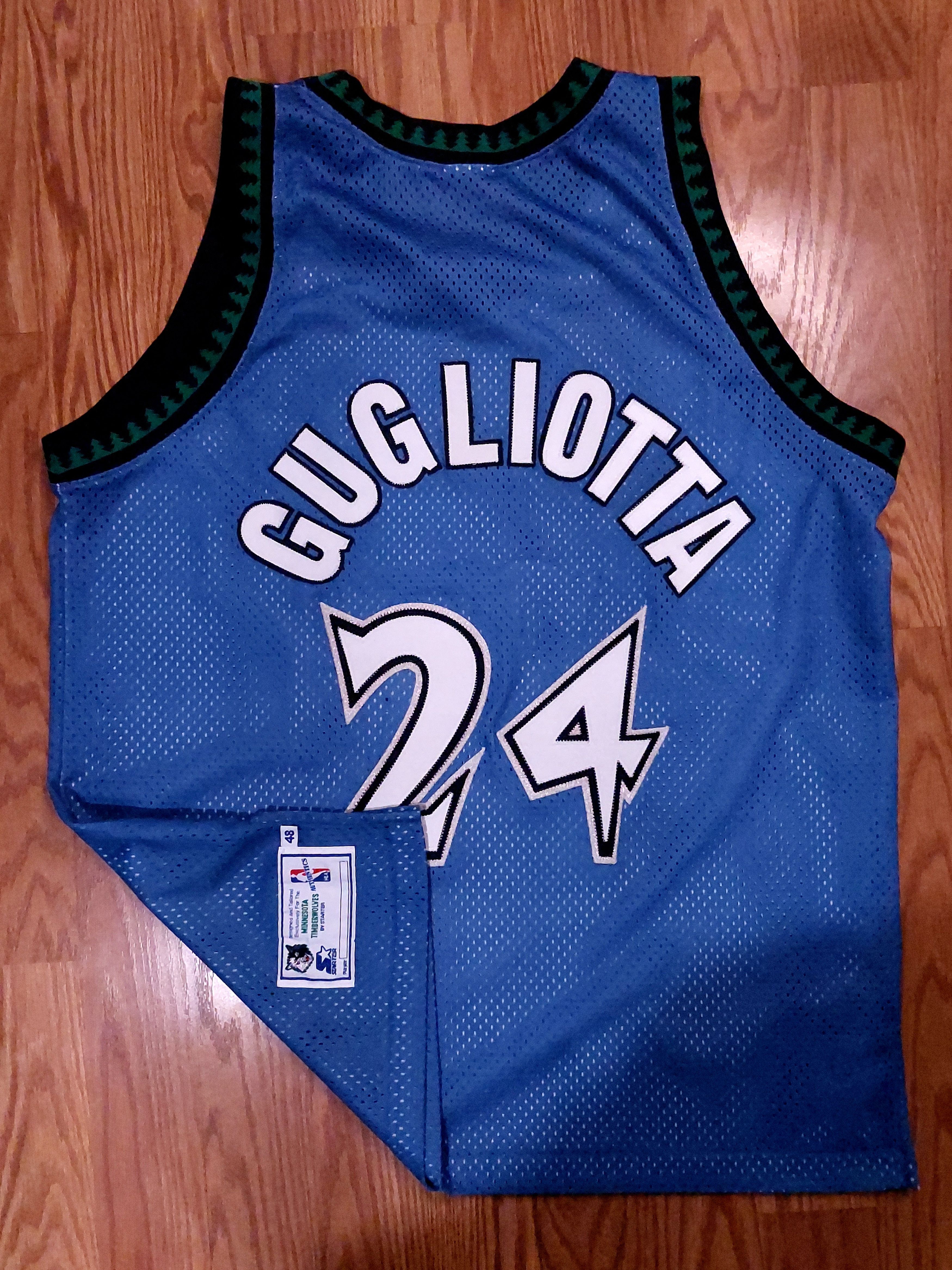 NBA × Starter Tom Gugilotta Minnesota Timberwolves Authentic Starter Size US XL / EU 56 / 4 - 8 Thumbnail