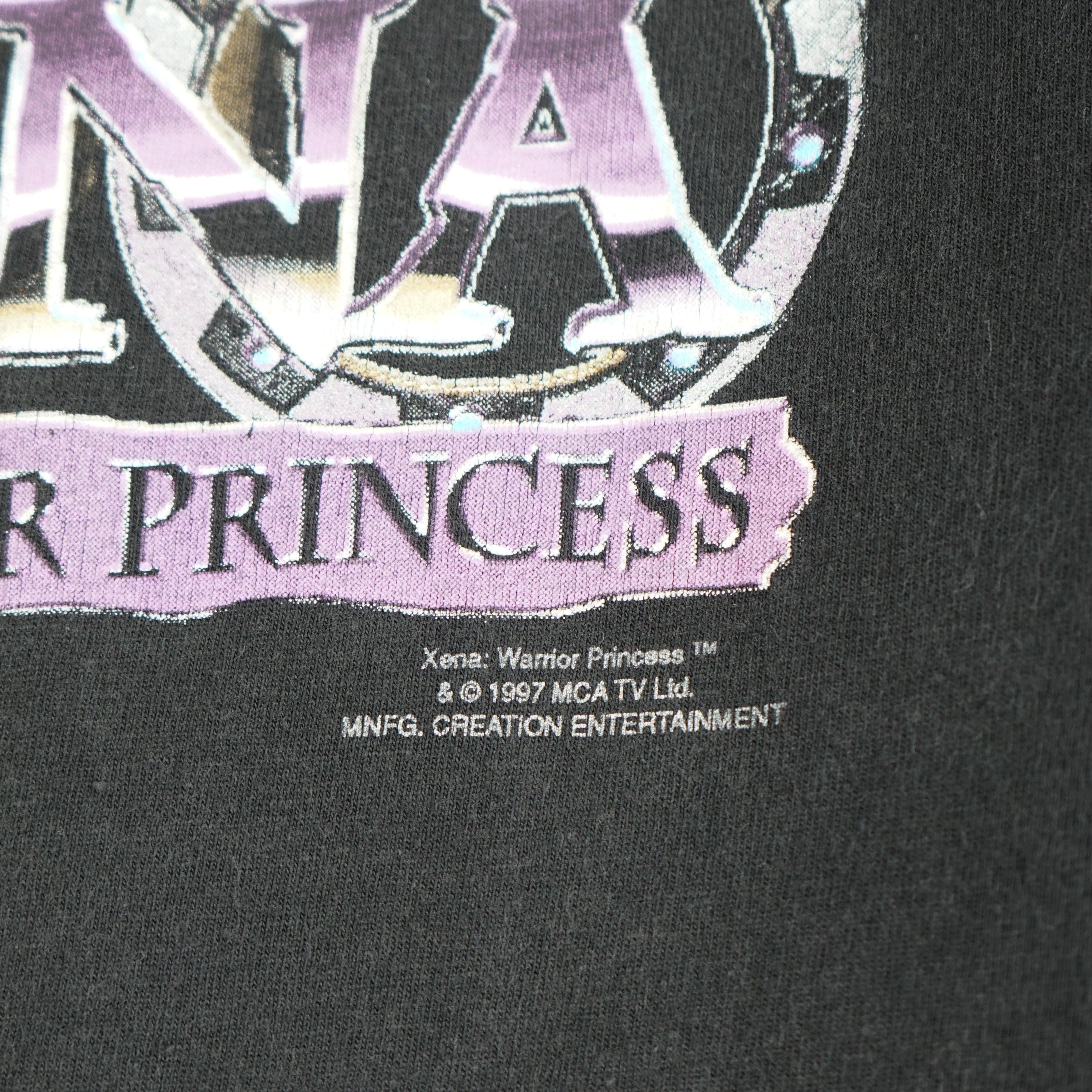 Vintage 1997 Xena Warrior t-shirt Size US L / EU 52-54 / 3 - 4 Thumbnail