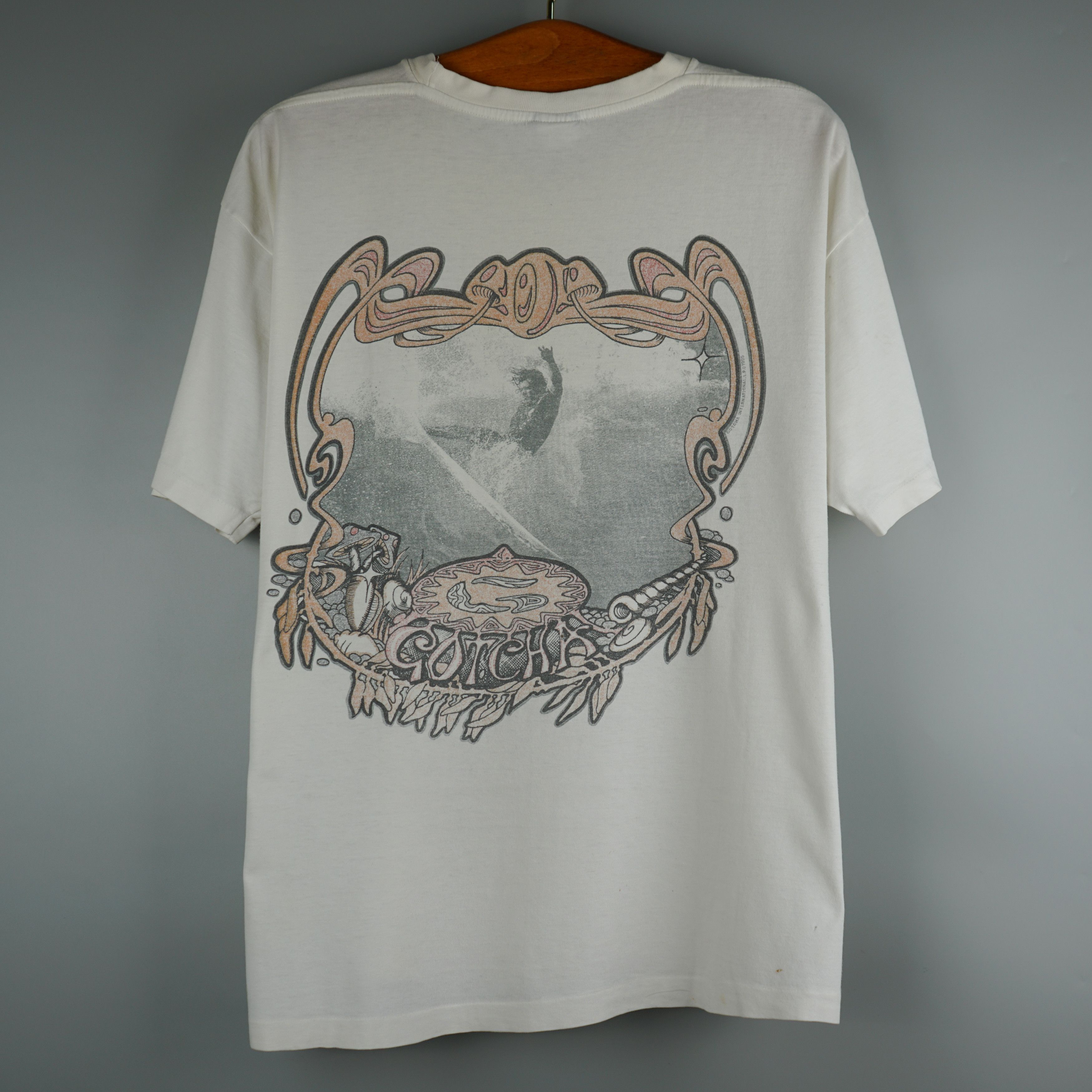 Gotcha × Vintage 1990 Gotcha t-shirt Size US XXL / EU 58 / 5 - 1 Thumbnail