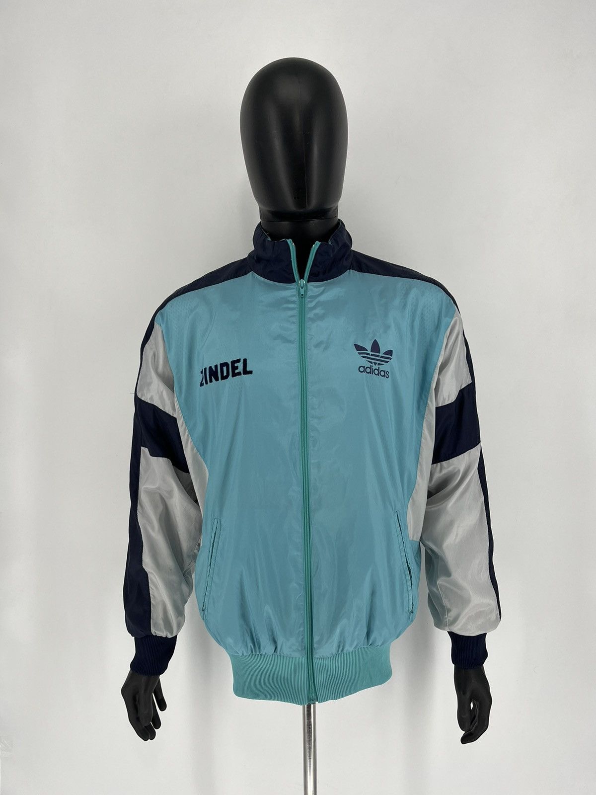 Adidas Vintage Adidas Big Logo Jacket Size US M / EU 48-50 / 2 - 2 Thumbnail