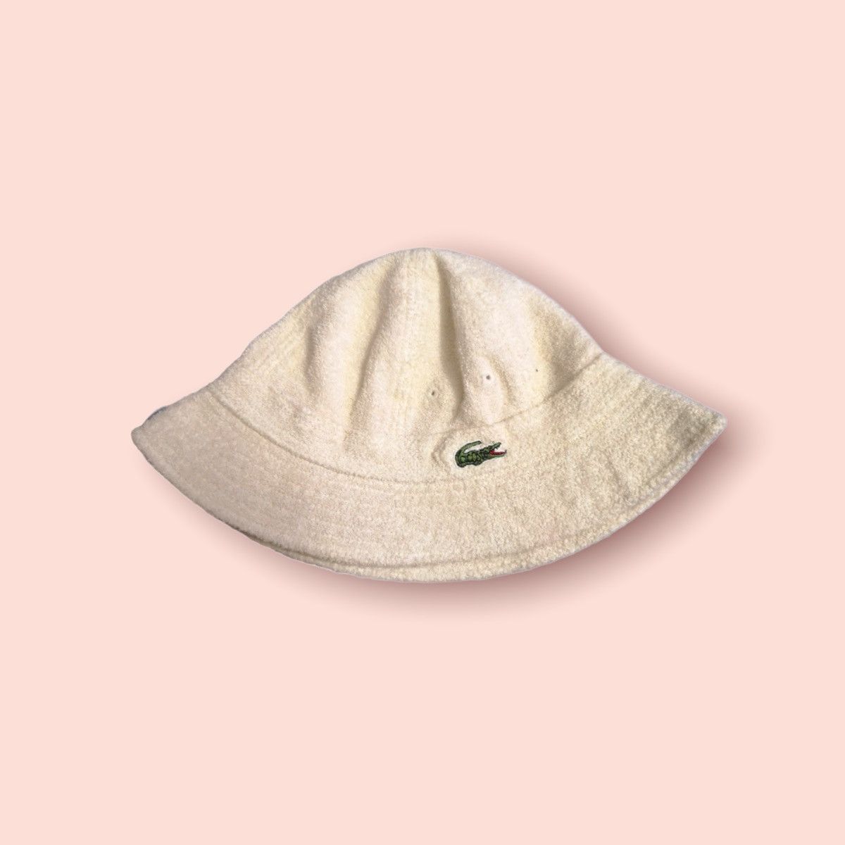 Japanese Brand × Lacoste × Vintage VINTAGE LACOSTE TERRY CLOTH 6 PANELS BUCKET HAT JAPAN Size ONE SIZE - 2 Thumbnail