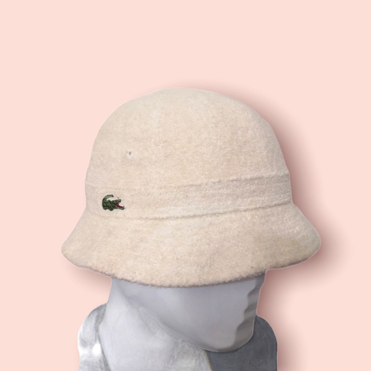 Japanese Brand × Lacoste × Vintage VINTAGE LACOSTE TERRY CLOTH 6 PANELS BUCKET HAT JAPAN Size ONE SIZE - 4 Thumbnail
