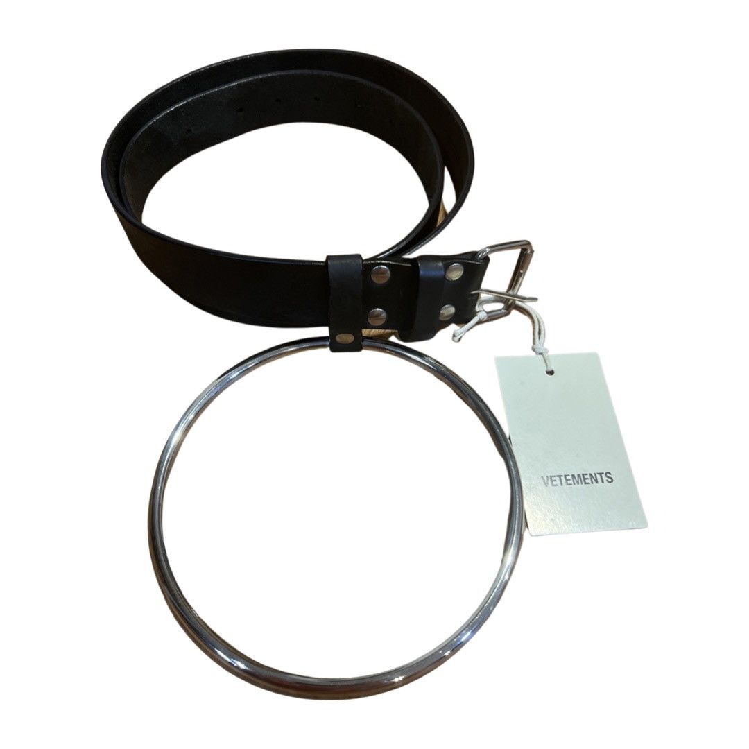 小物 vetements ring leather belt VETEMENTS ring leather belt | REVERSIBLE