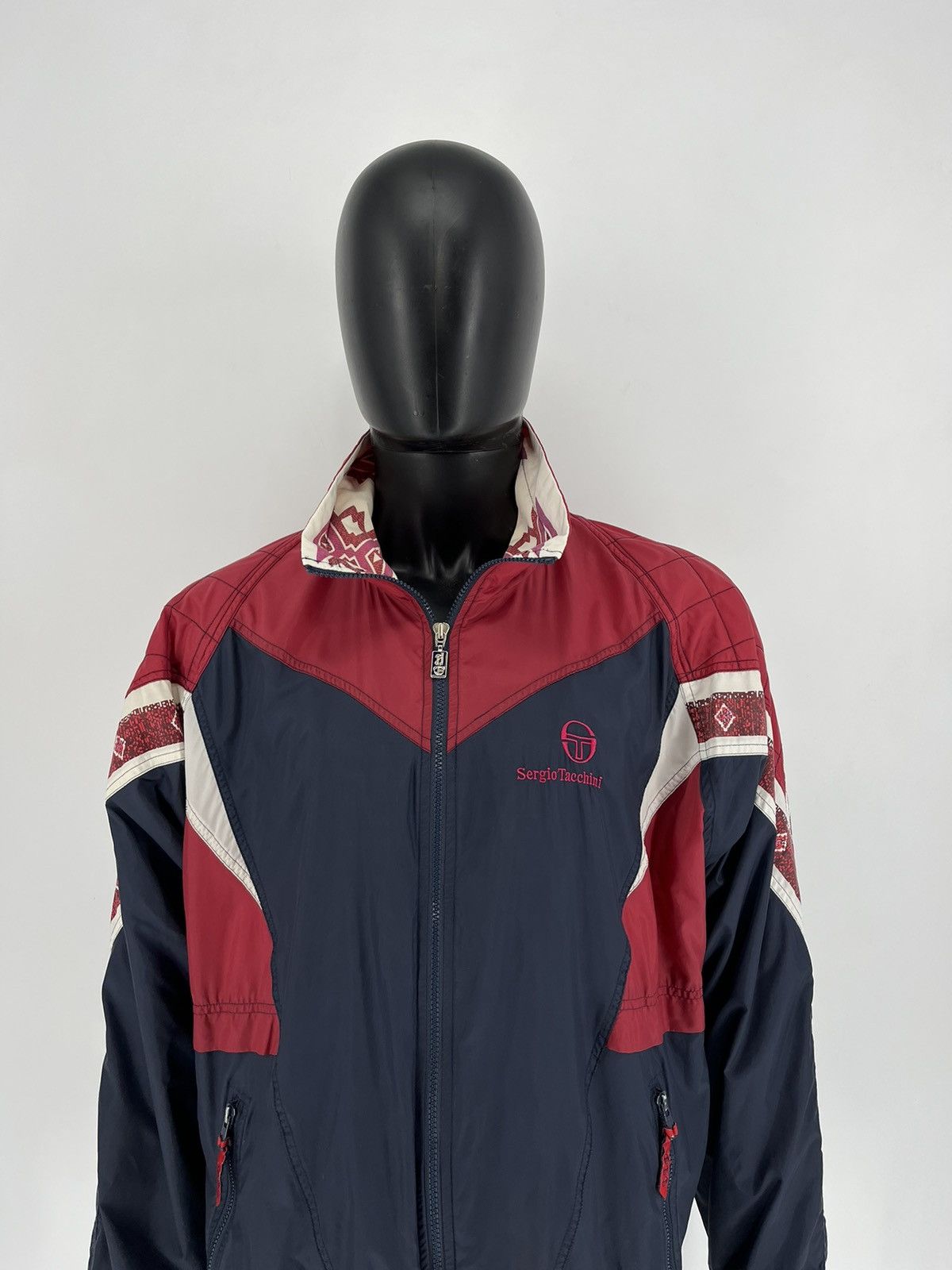 Sergio Tacchini × Vintage vintage 90s Sergio Tacchini Light Jackets Travis Style Size US L / EU 52-54 / 3 - 1 Thumbnail