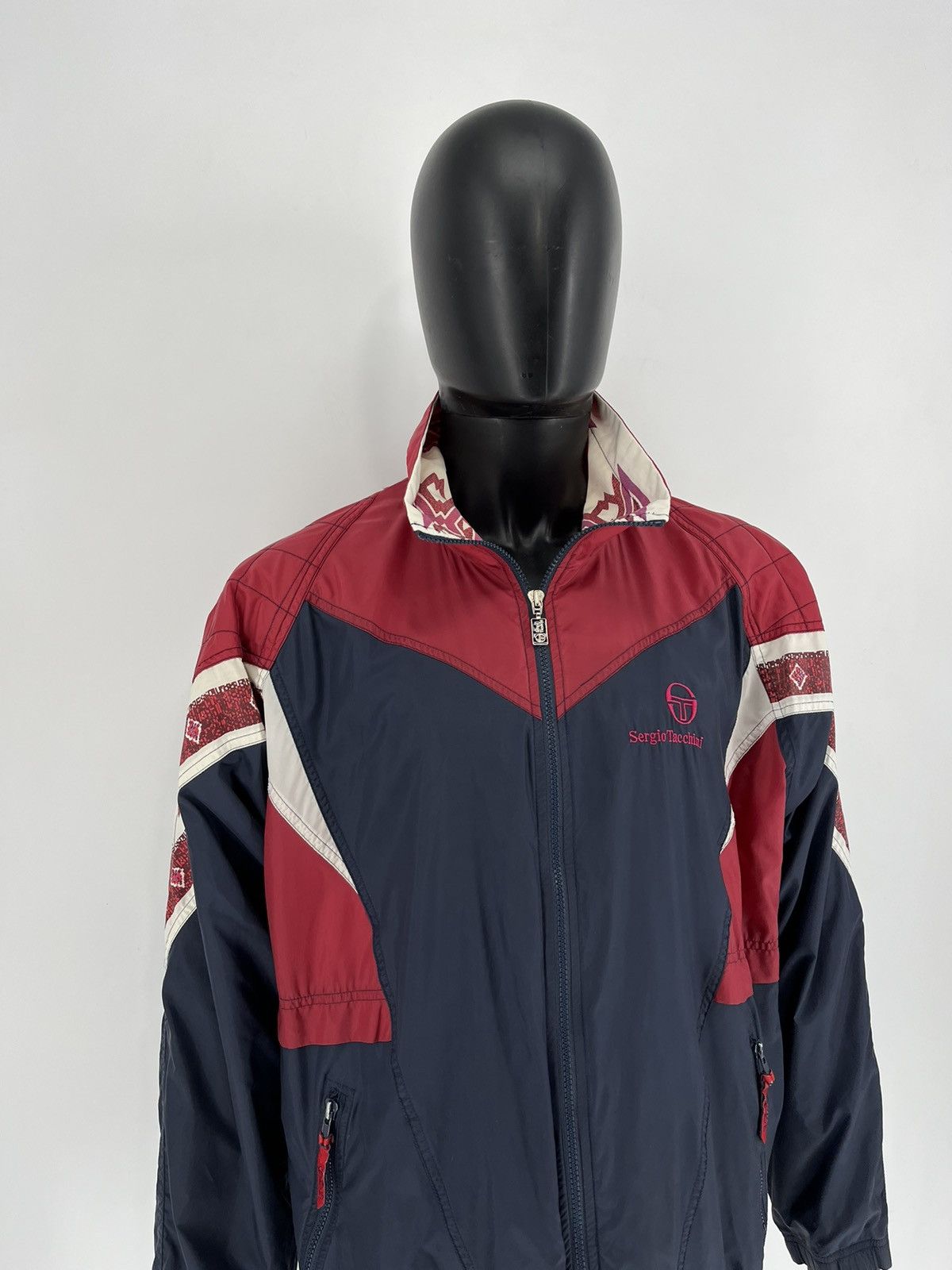 Sergio Tacchini × Vintage vintage 90s Sergio Tacchini Light Jackets Travis Style Size US L / EU 52-54 / 3 - 3 Thumbnail