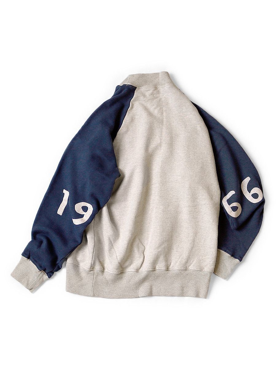 Kapital Kapital 2-TONE Fleece Raglan Mock Neck 1966 Sweatshirt Size US XL / EU 56 / 4 - 3 Thumbnail