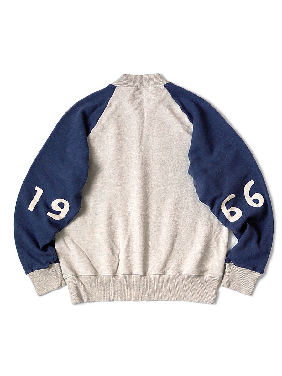Kapital Kapital 2-TONE Fleece Raglan Mock Neck 1966 Sweatshirt Size US XL / EU 56 / 4 - 1 Thumbnail