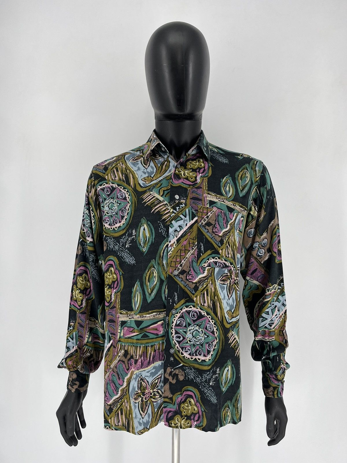 Vintage Vintage carmarque Art Streetwear Hawaiian Travis Scott styl Size US S / EU 44-46 / 1 - 2 Thumbnail