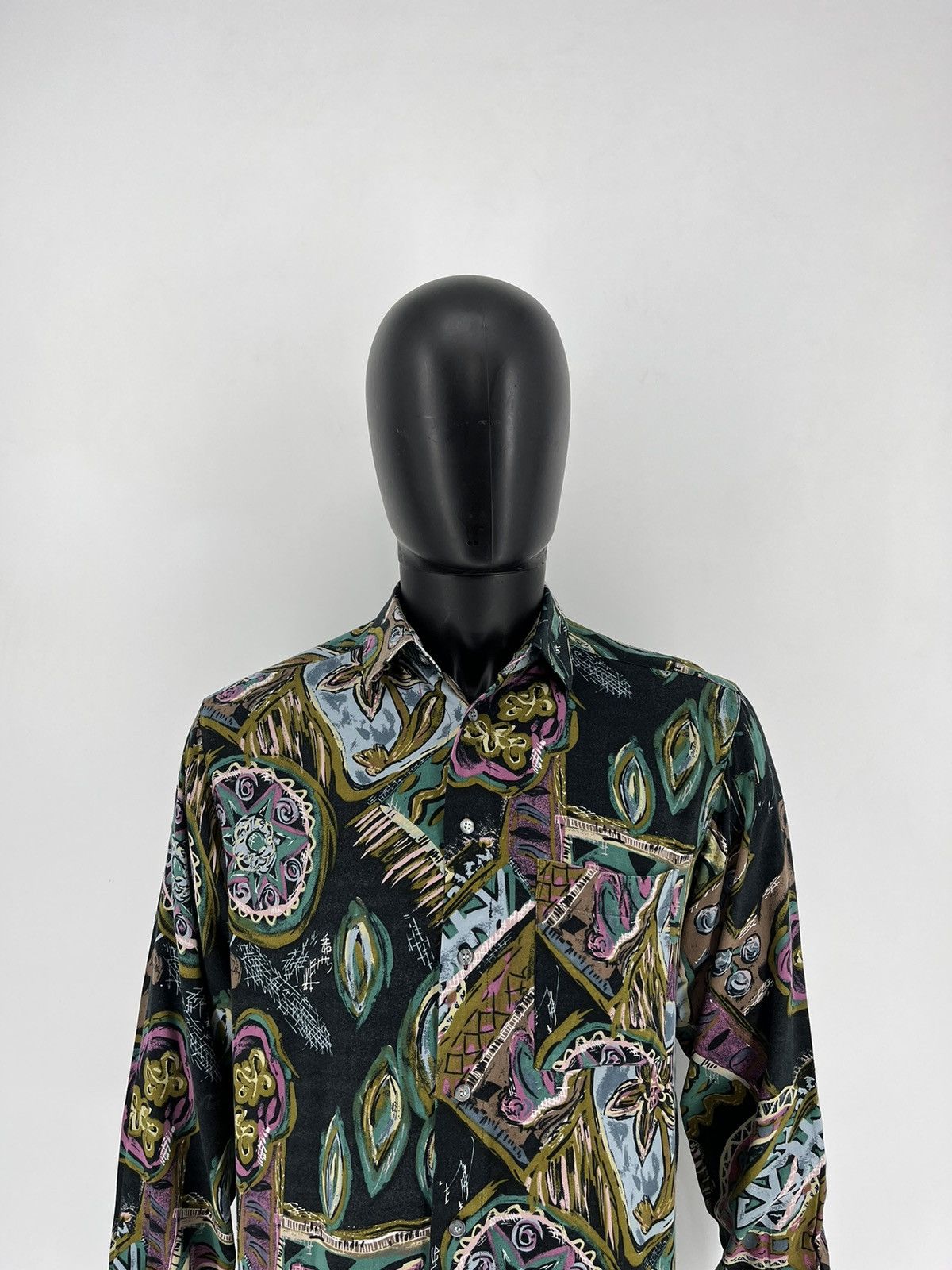 Vintage Vintage carmarque Art Streetwear Hawaiian Travis Scott styl Size US S / EU 44-46 / 1 - 1 Thumbnail