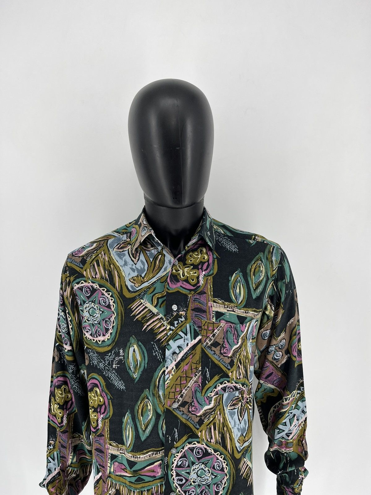 Vintage Vintage carmarque Art Streetwear Hawaiian Travis Scott styl Size US S / EU 44-46 / 1 - 5 Thumbnail