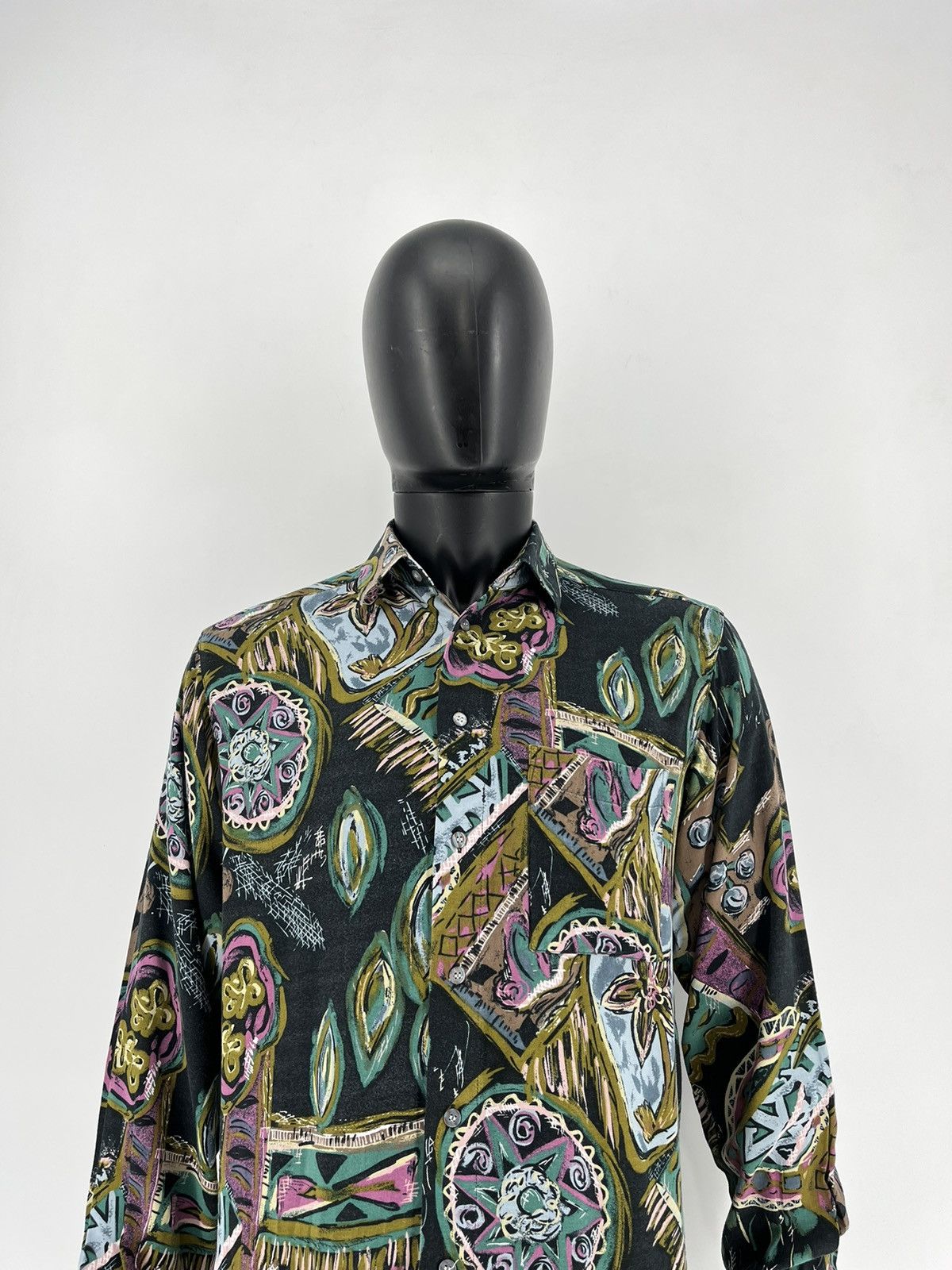 Vintage Vintage carmarque Art Streetwear Hawaiian Travis Scott styl Size US S / EU 44-46 / 1 - 6 Thumbnail