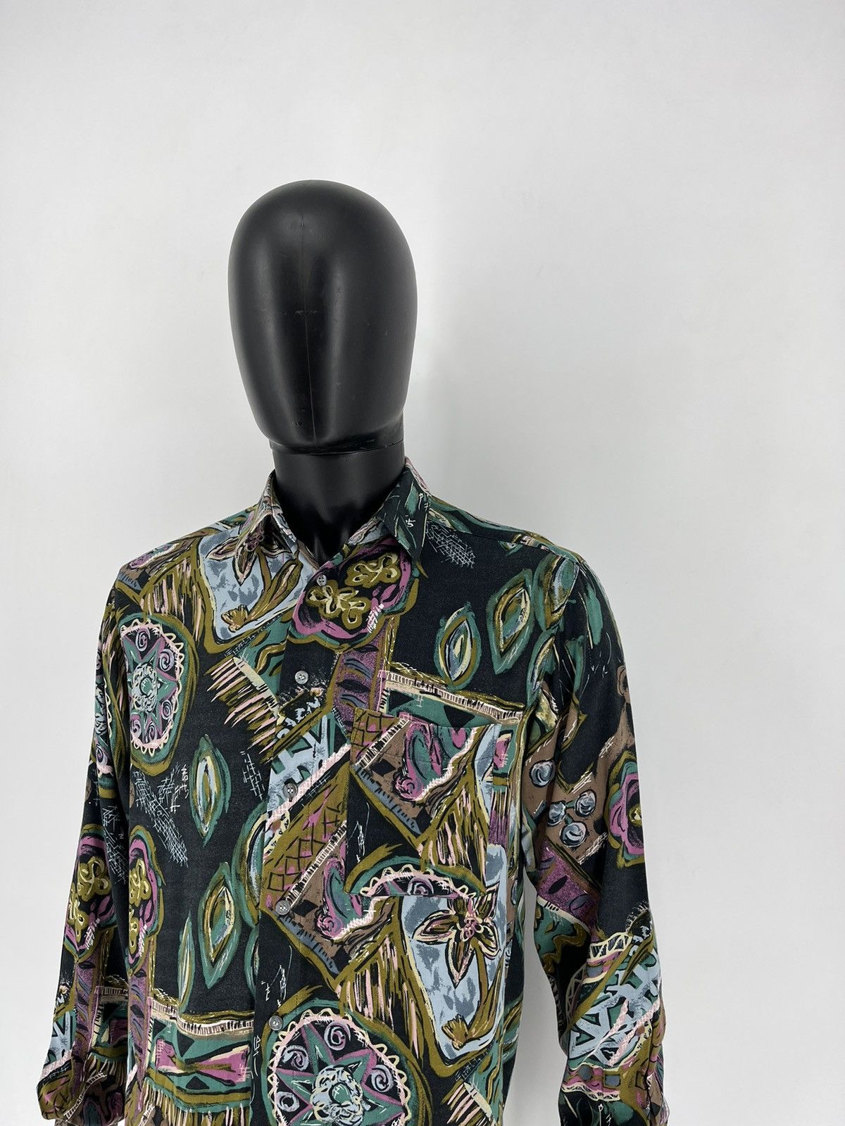 Vintage Vintage carmarque Art Streetwear Hawaiian Travis Scott styl Size US S / EU 44-46 / 1 - 4 Thumbnail