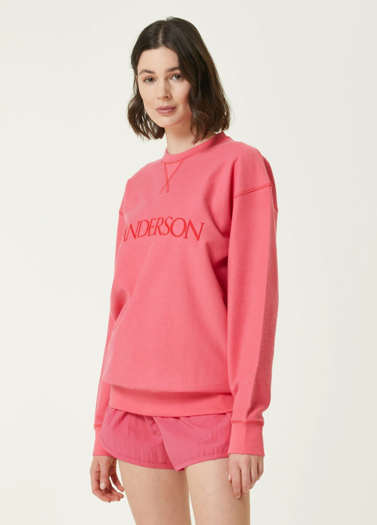 JW Anderson JW Anderson fuchsia pink Inside Out logo sweatshirt Large Size L / US 10 / IT 46 - 4 Thumbnail
