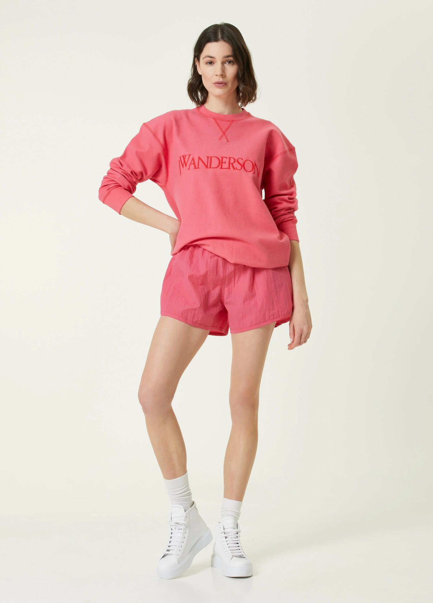 JW Anderson JW Anderson fuchsia pink Inside Out logo sweatshirt Large Size L / US 10 / IT 46 - 3 Thumbnail