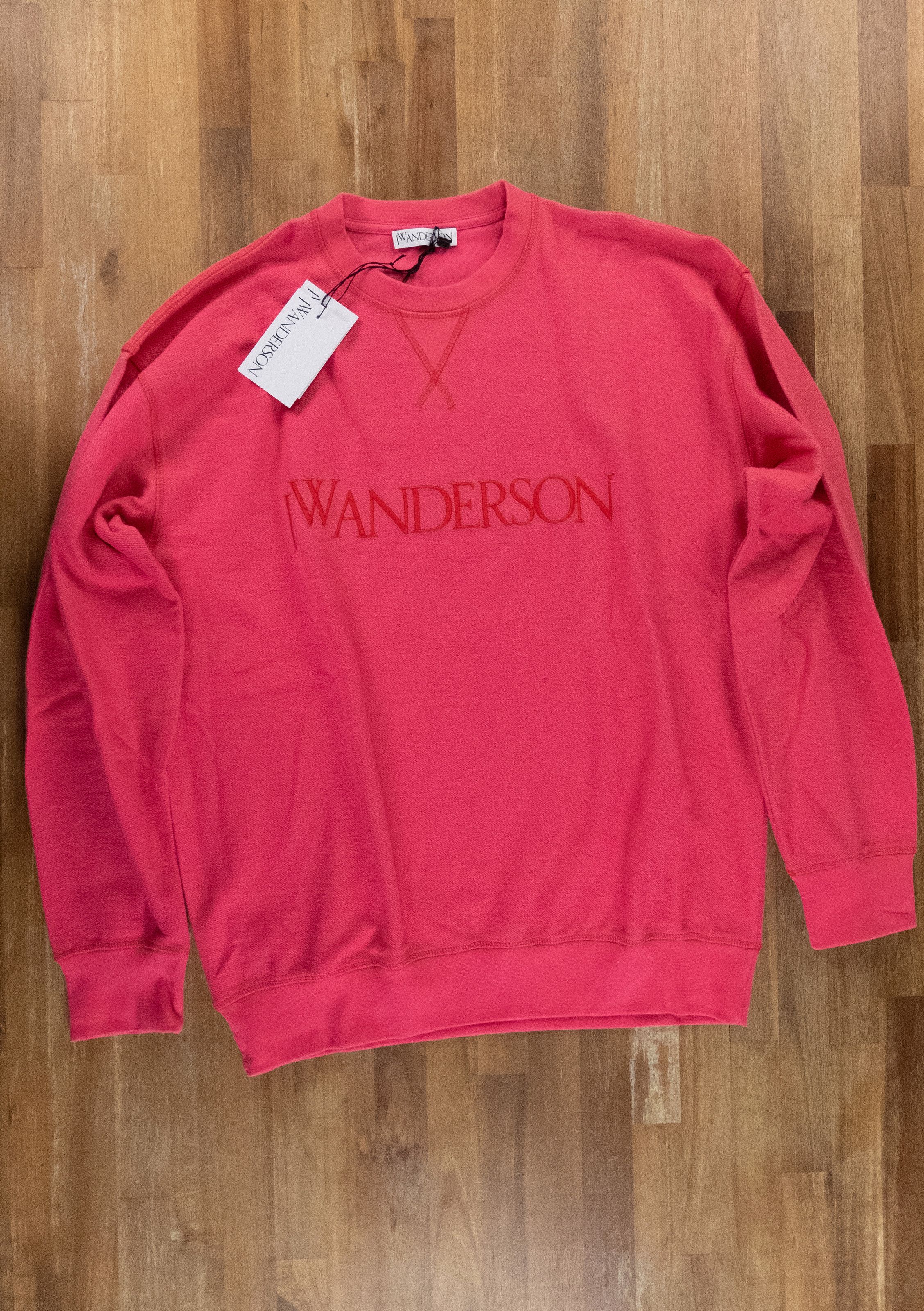JW Anderson JW Anderson fuchsia pink Inside Out logo sweatshirt Large Size L / US 10 / IT 46 - 2 Thumbnail