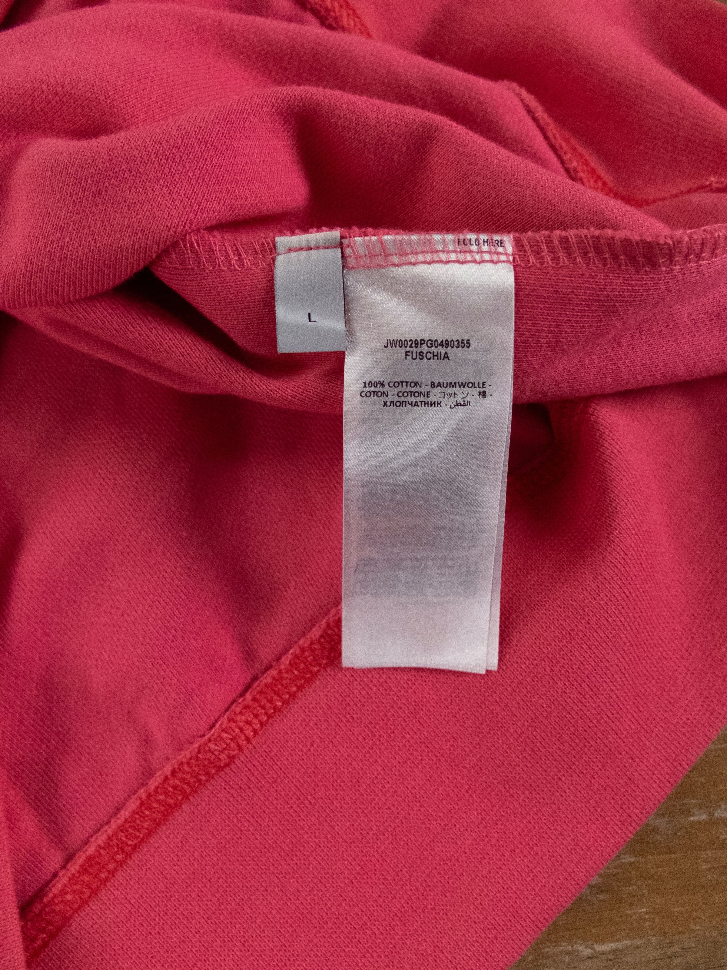 JW Anderson JW Anderson fuchsia pink Inside Out logo sweatshirt Large Size L / US 10 / IT 46 - 9 Thumbnail
