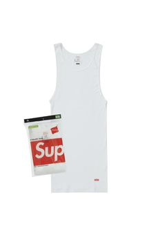 Supreme Piping Tank Top Red