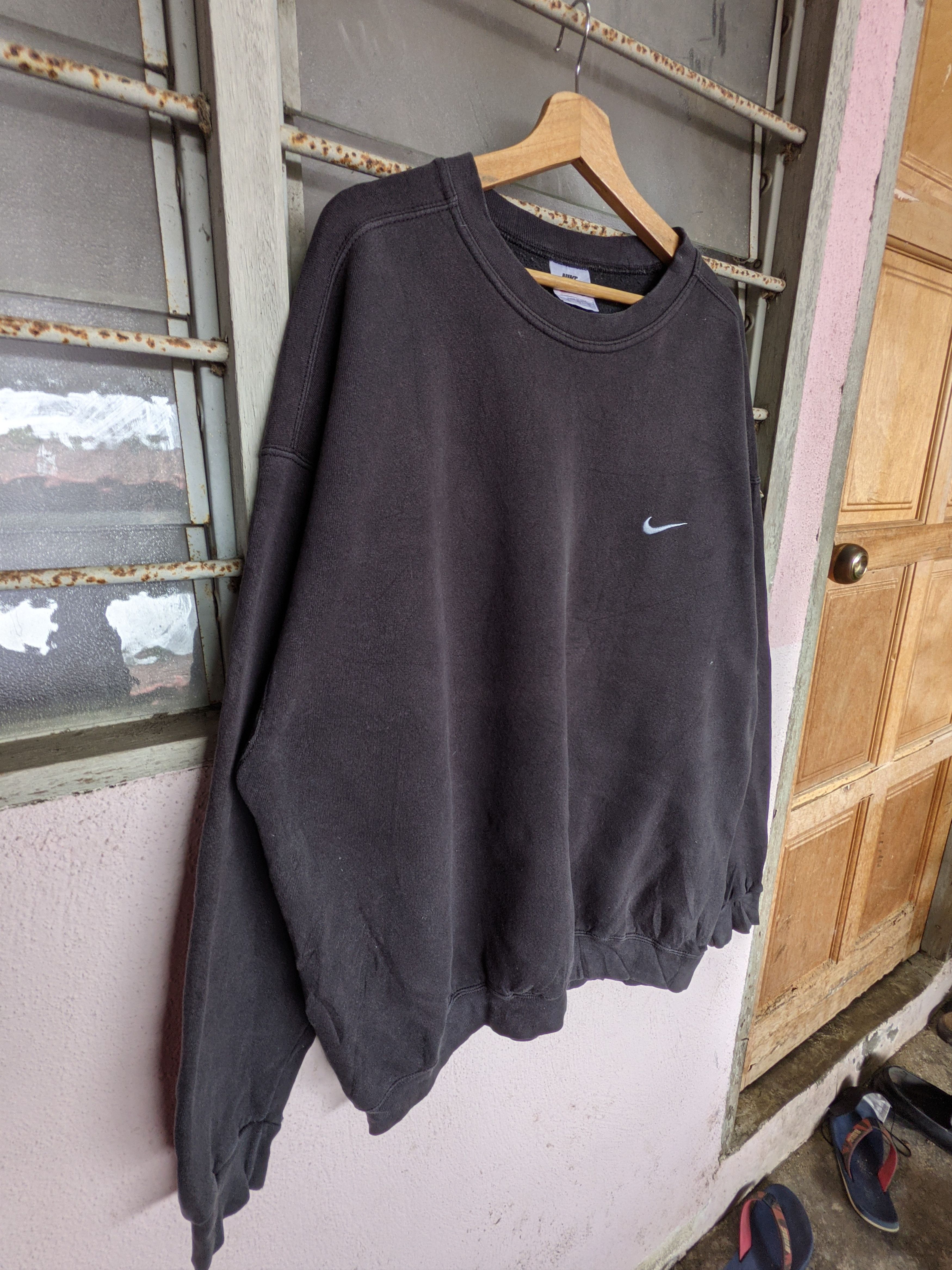 Nike Distressed Vintage Nike baggy sweatshirt Size US XL / EU 56 / 4 - 3 Thumbnail