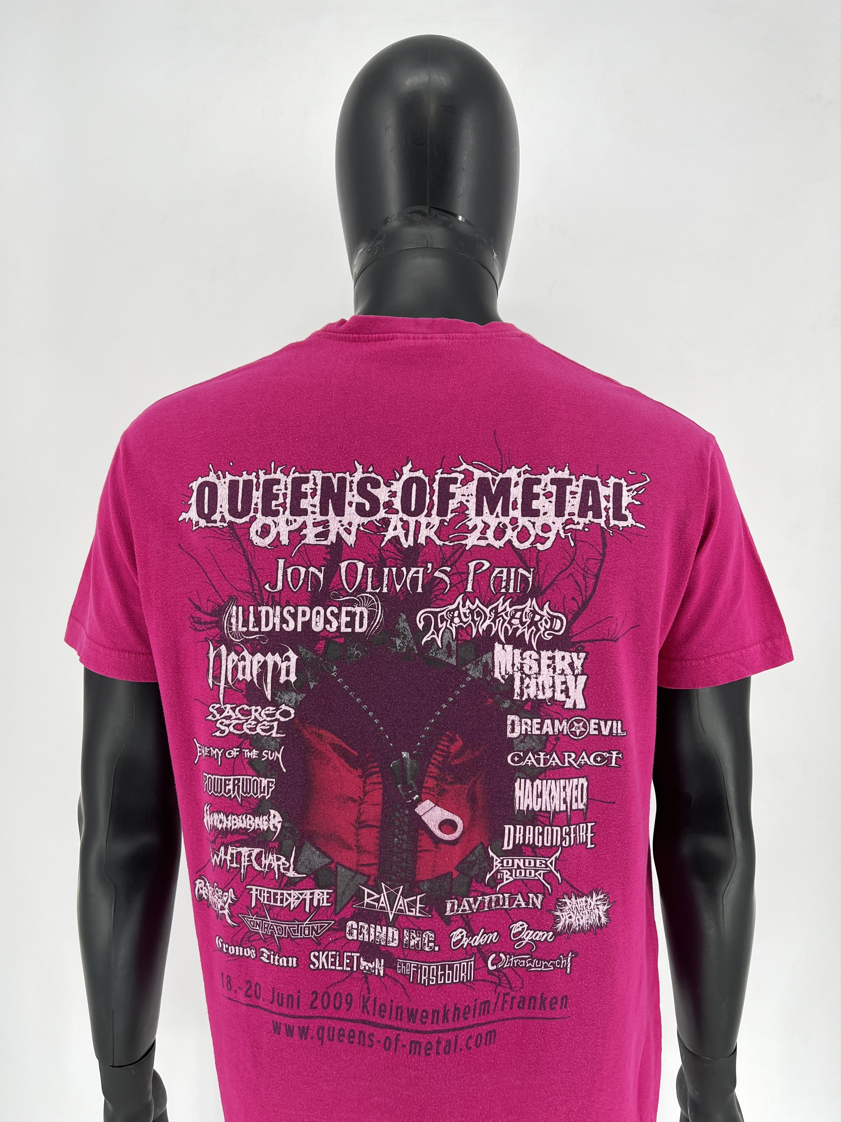 Band Tees Vintage Y2K Queens Of Matal Open Air 2009 Band Rock Tee Size US L / EU 52-54 / 3 - 8 Thumbnail