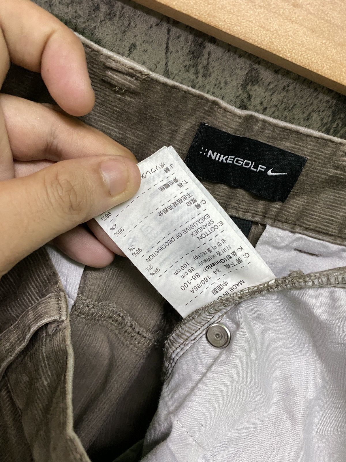 Nike Nike Golf Corduroy Multipocket Tactical Cargo Pants Size US 35 - 17 Thumbnail