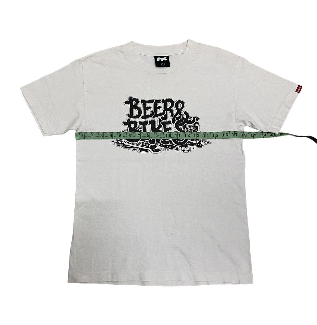 FTC × Japanese Brand × Vintage Steals‼️Vintage FTC Wbase Beer & Bikes White Tee Size US S / EU 44-46 / 1 - 9 Thumbnail