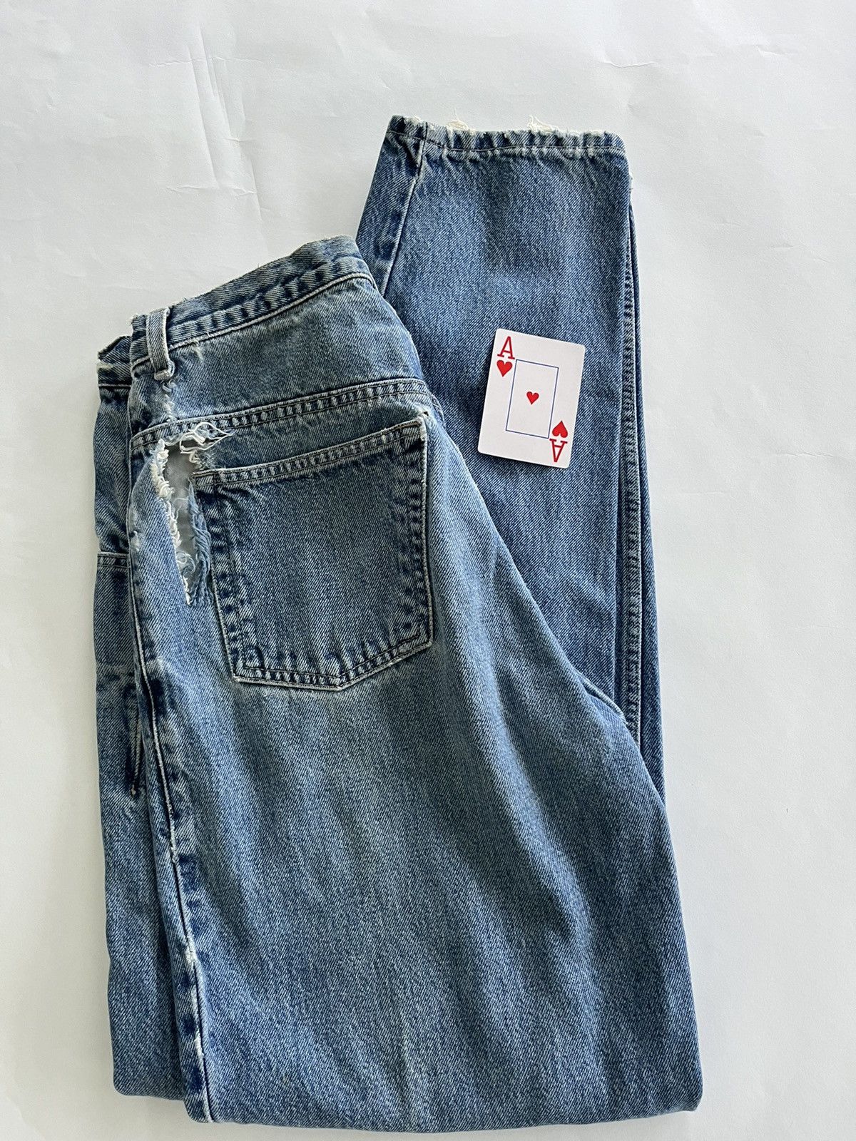 Guess Vintage Guess Jeans Mens Blue Denim Stone Wash USA 90s Size US 30 / EU 46 - 2 Thumbnail