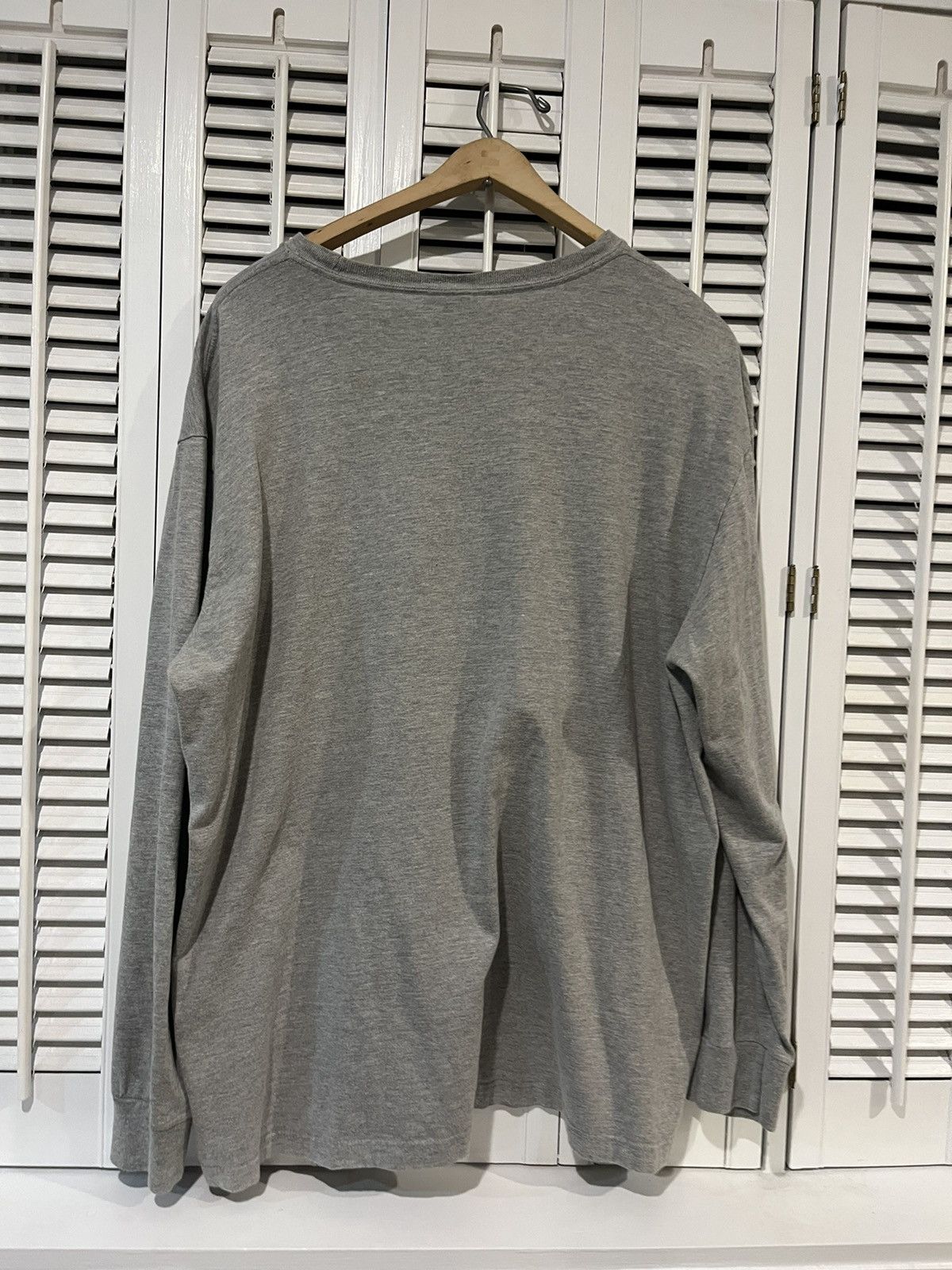 Vintage Vintage Ralph Lauren Polo Blank Longsleeve Shirt Size US L / EU 52-54 / 3 - 2 Thumbnail