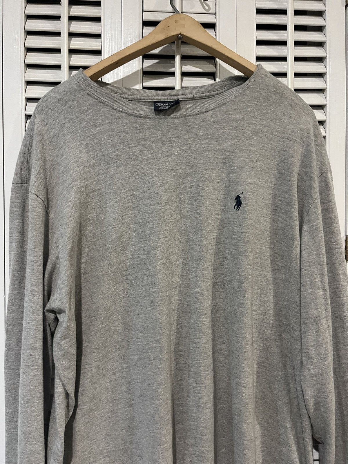 Vintage Vintage Ralph Lauren Polo Blank Longsleeve Shirt Size US L / EU 52-54 / 3 - 4 Thumbnail