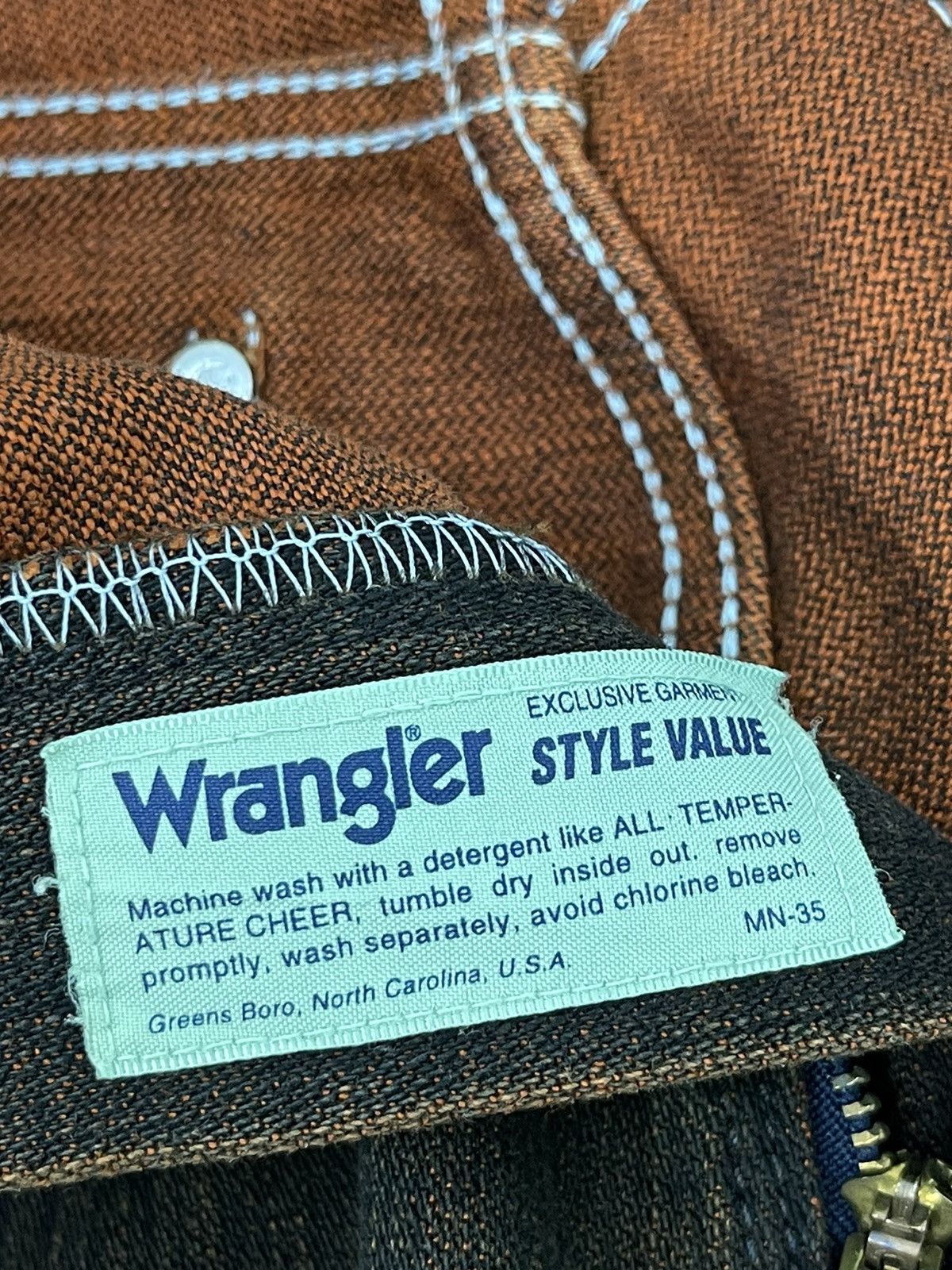 Wrangler Flare Jeans Wrangler Distress Mud Wash Denim Boot Cut 1🟦5 Size US 30 / EU 46 - 19 Thumbnail