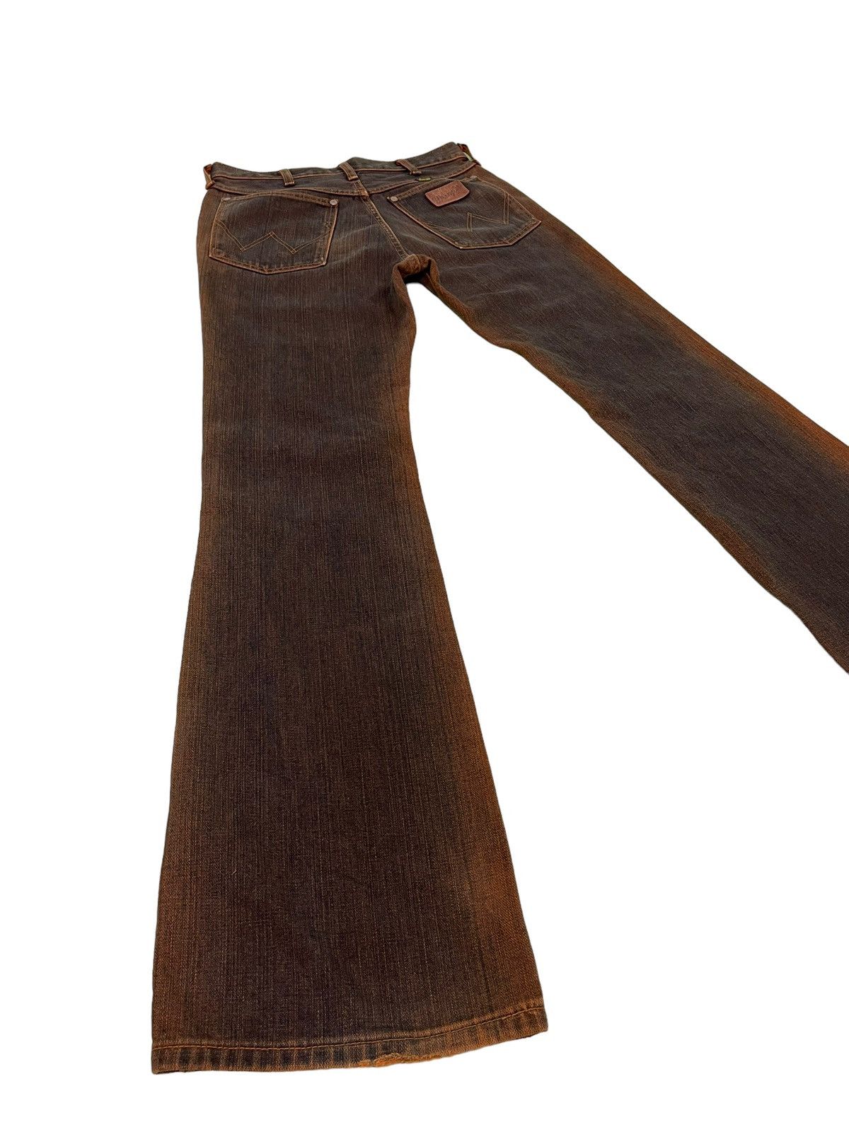 Wrangler Flare Jeans Wrangler Distress Mud Wash Denim Boot Cut 1🟦5 Size US 30 / EU 46 - 12 Thumbnail