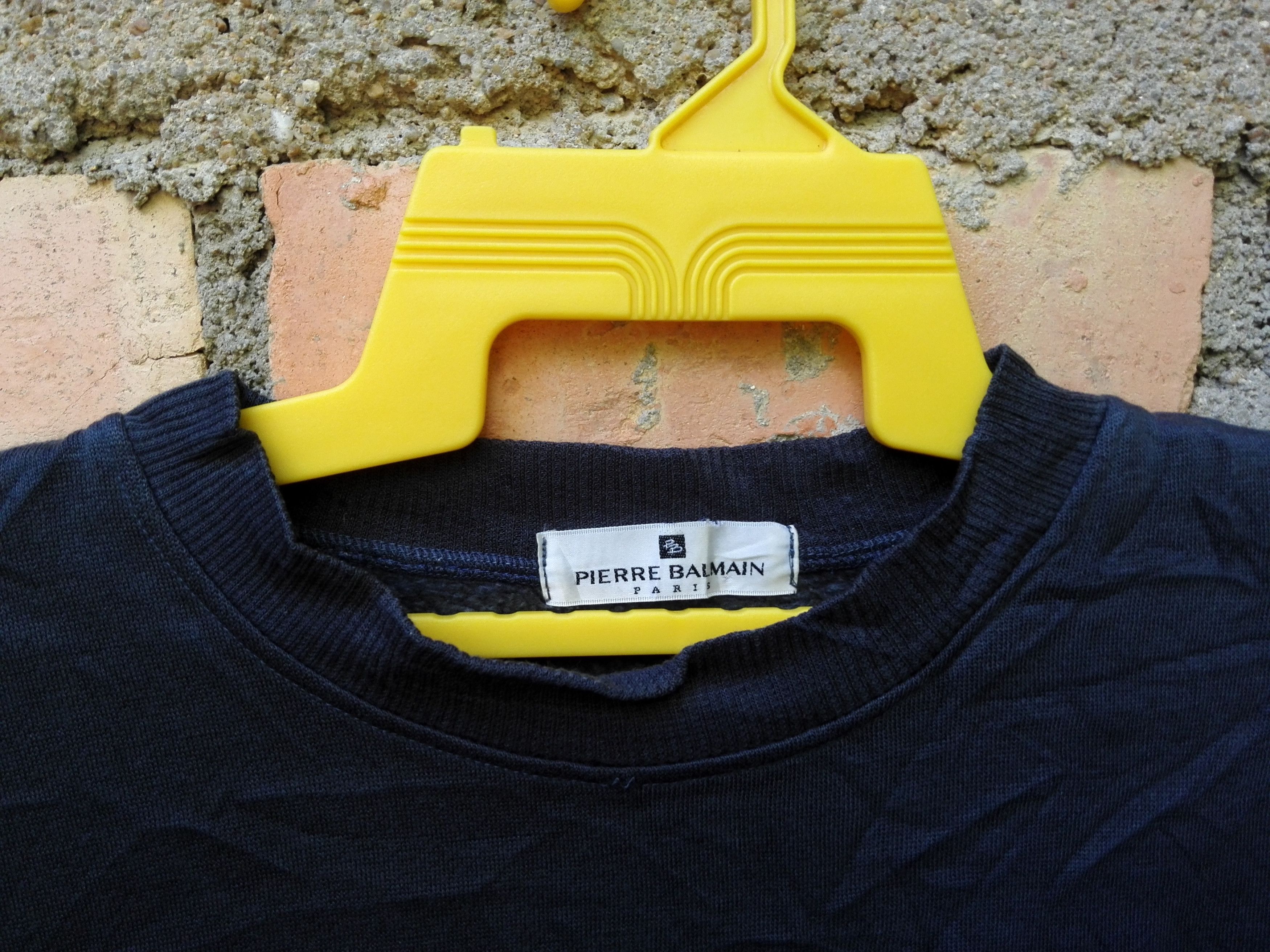 Designer × Pierre Balmain Pierre Balmain Sweatshirt Crewneck Medium Size Size US M / EU 48-50 / 2 - 4 Thumbnail